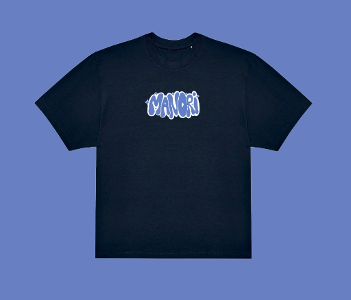 Oeuvre artistique sur textile - Bleu Vagabond