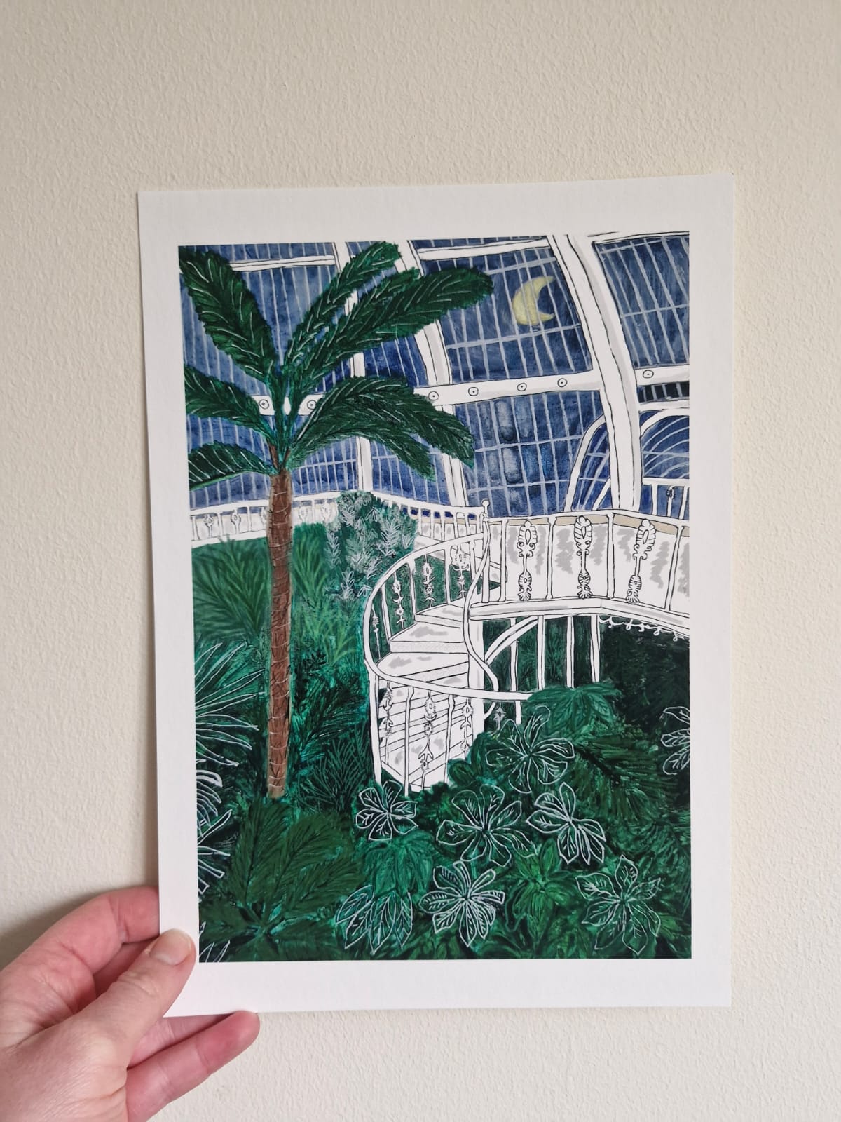 Bespoke Kew Gardens A4 Print on Bamboo Paper