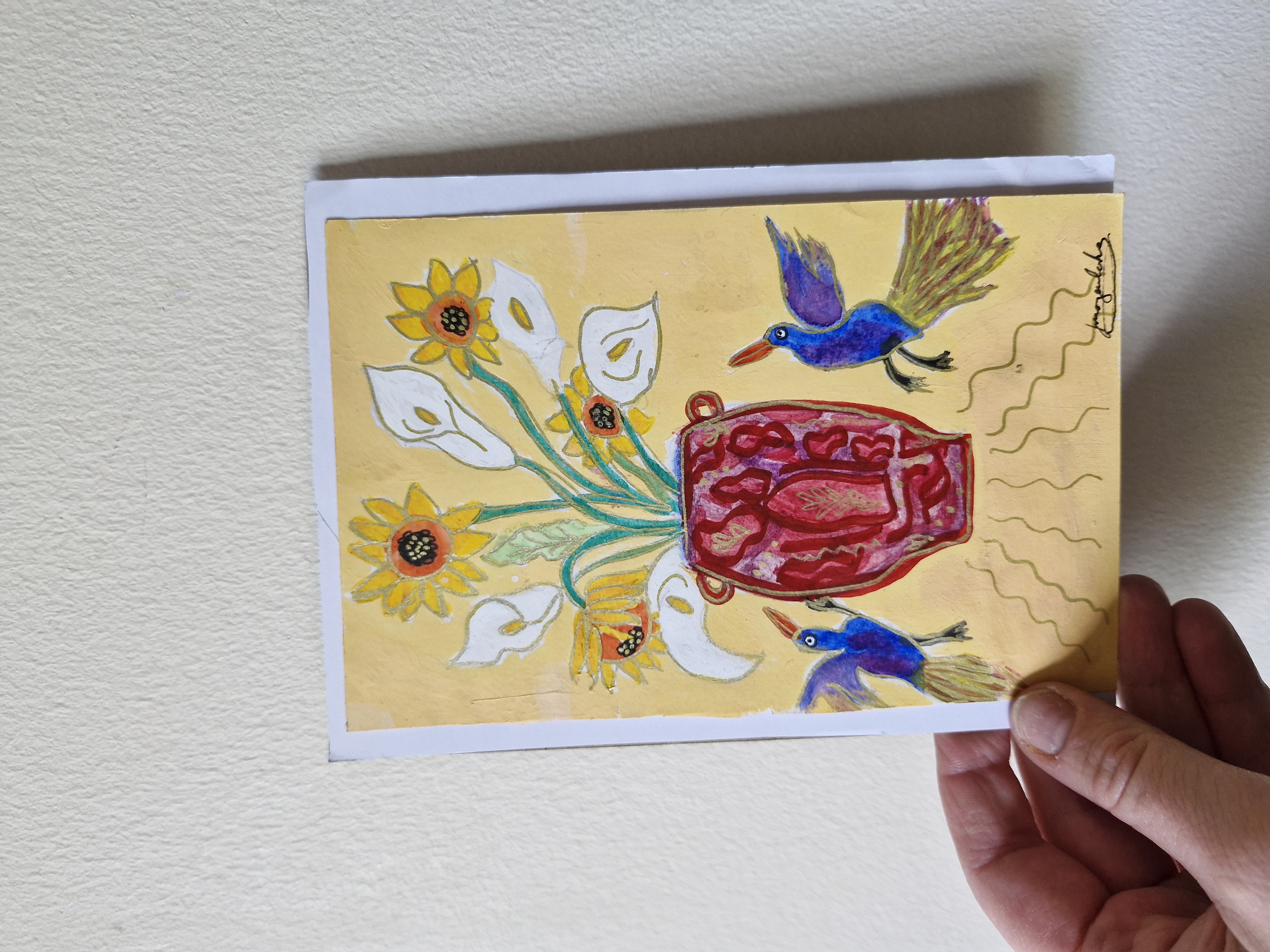Flowers and Birds, A6 Paper