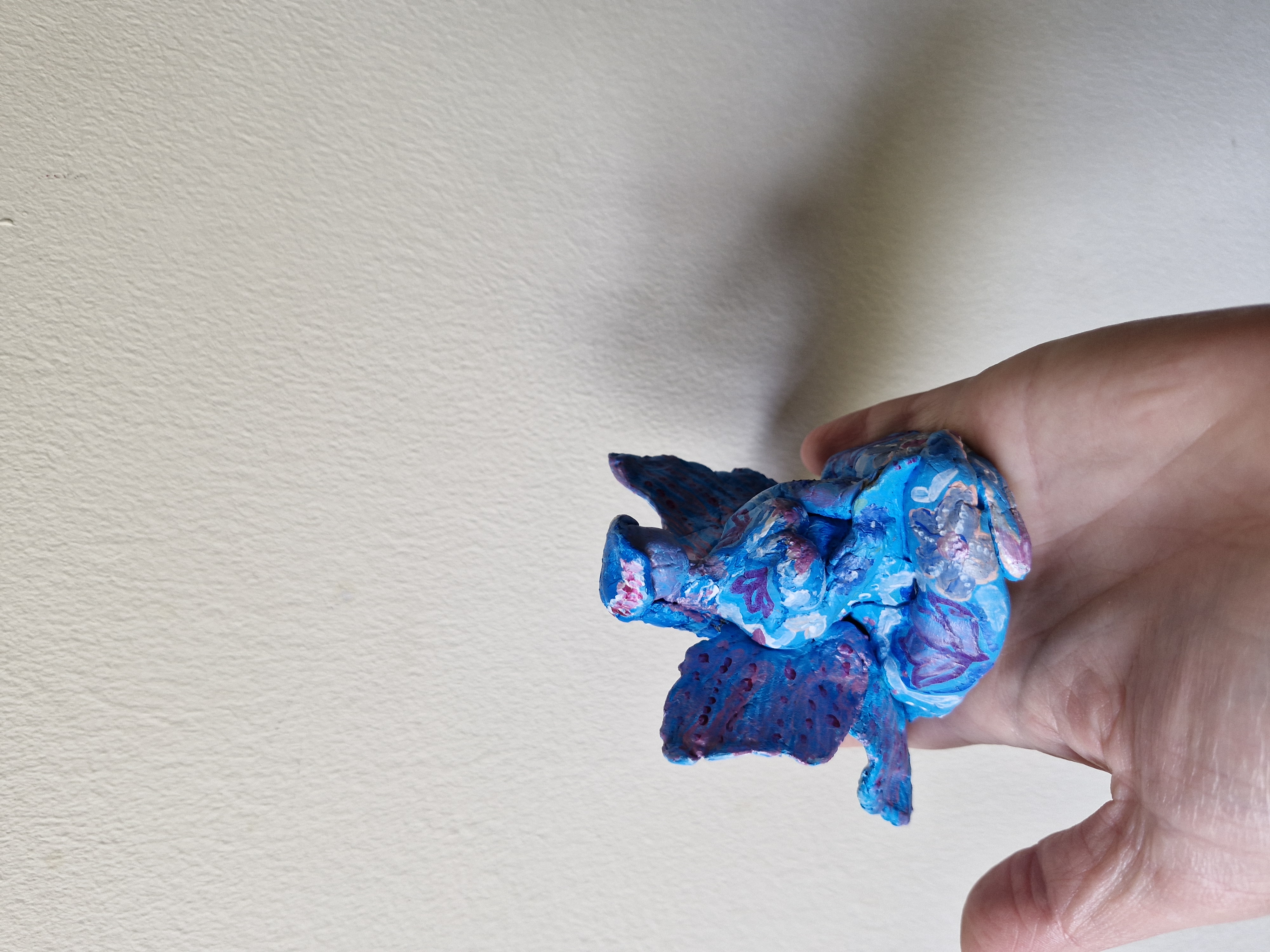 Artisan Clay Blue Peace Fairy