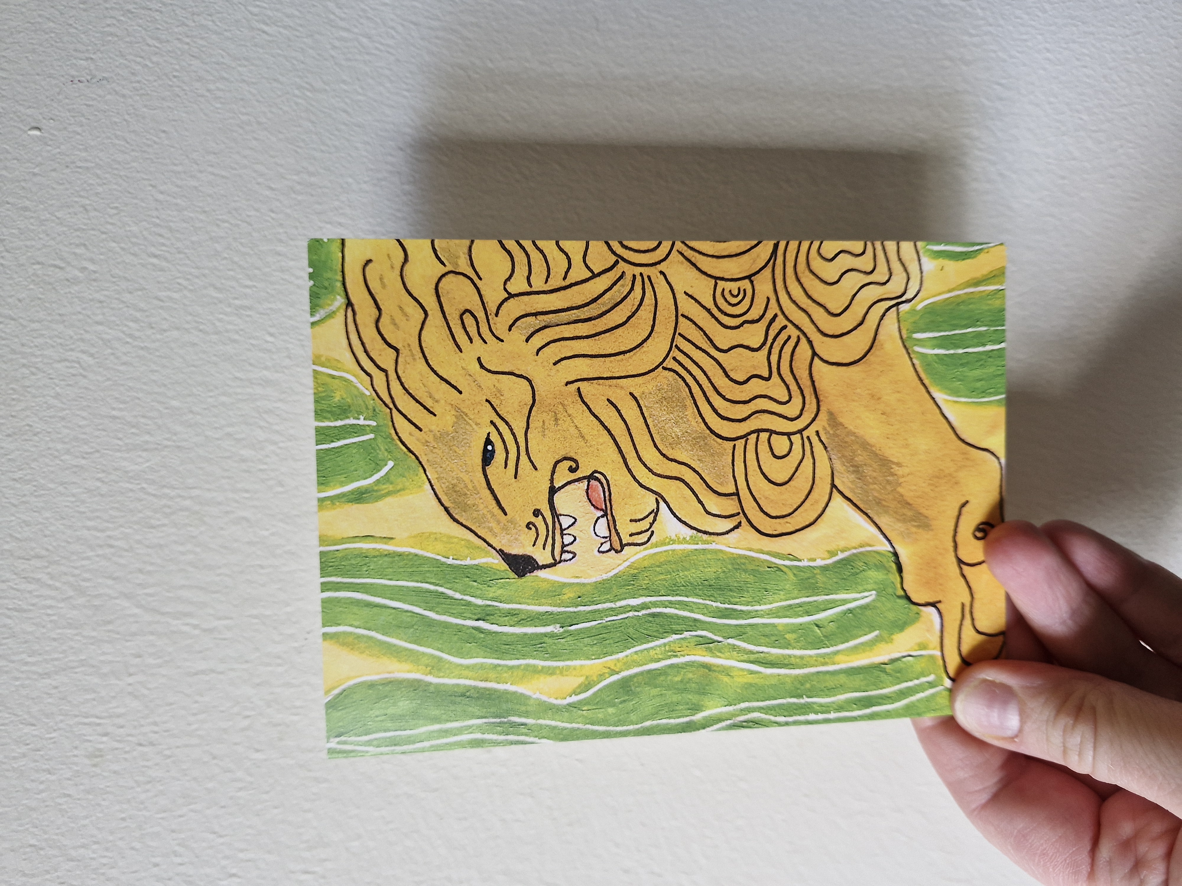 Majestic Lion Greeting Card