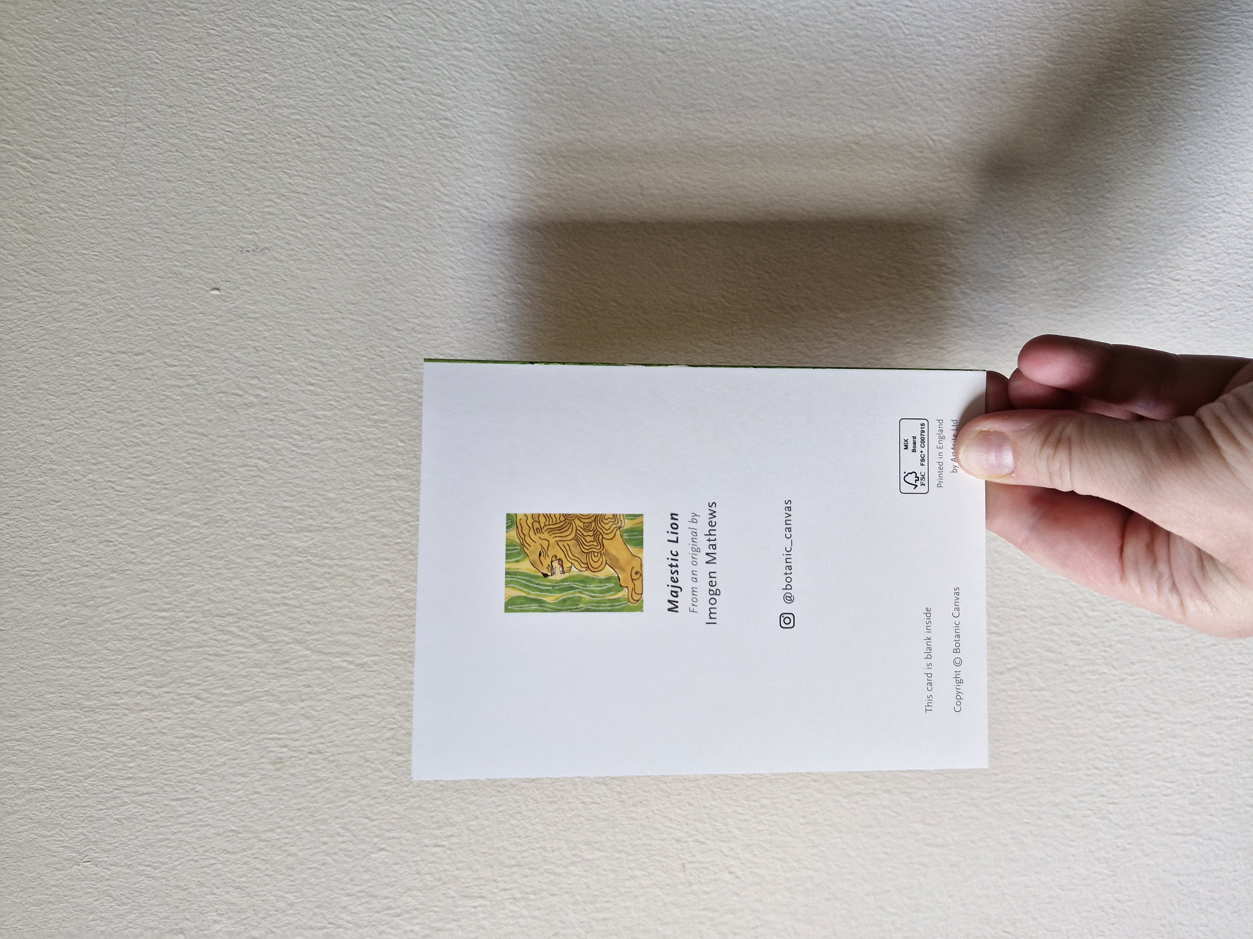 Majestic Lion Greeting Card