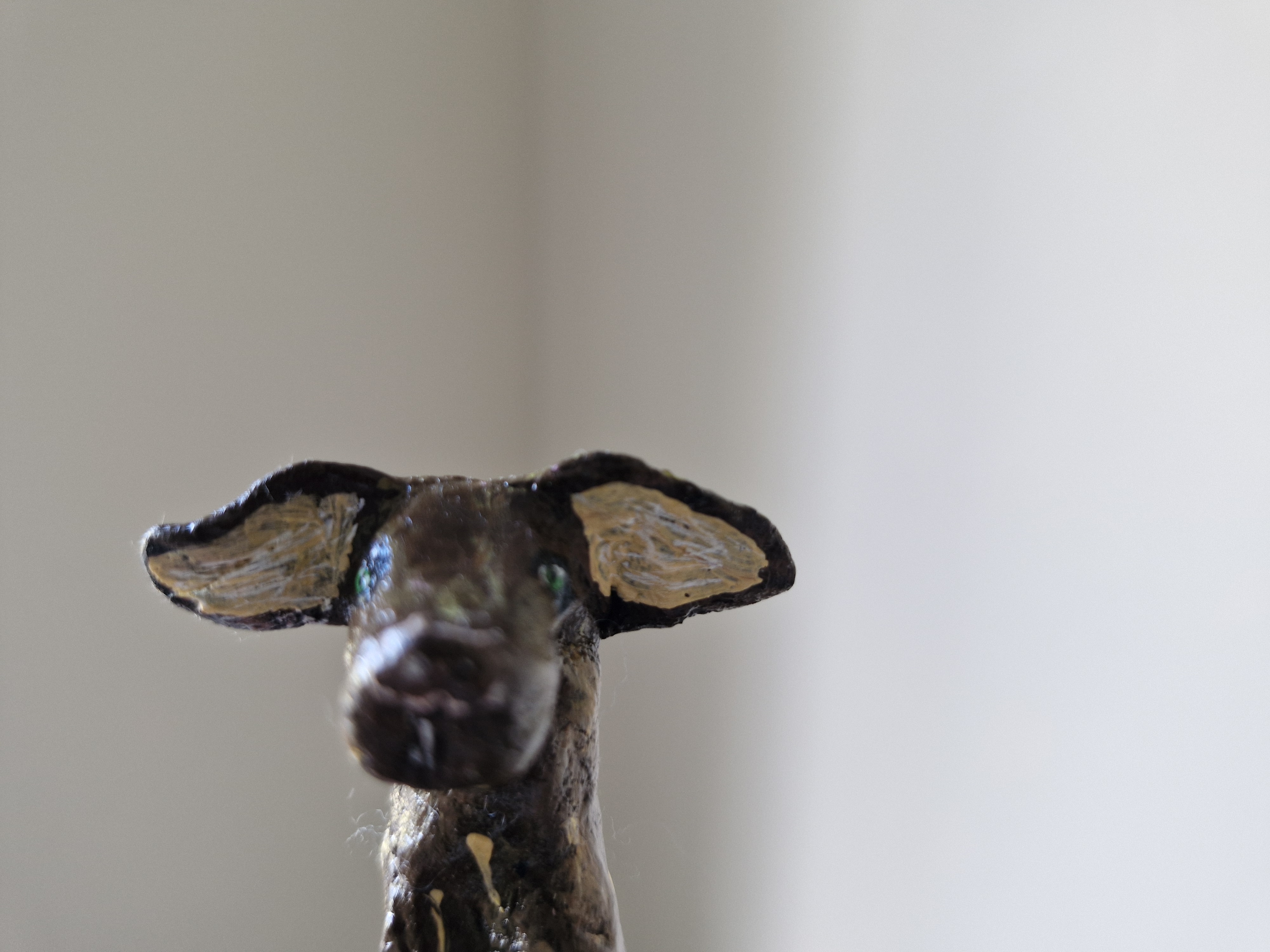 Artisan Clay Goofy Dog 