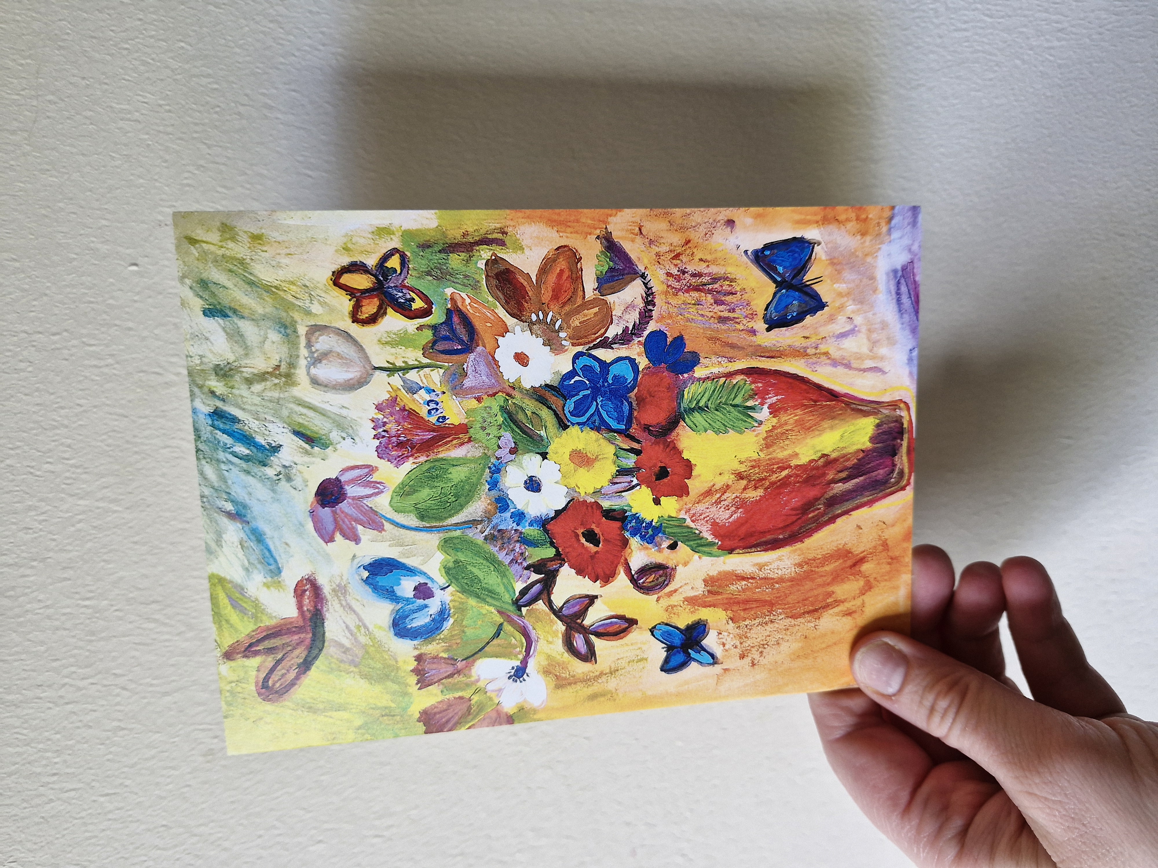 Bright Flowers Greeting Card