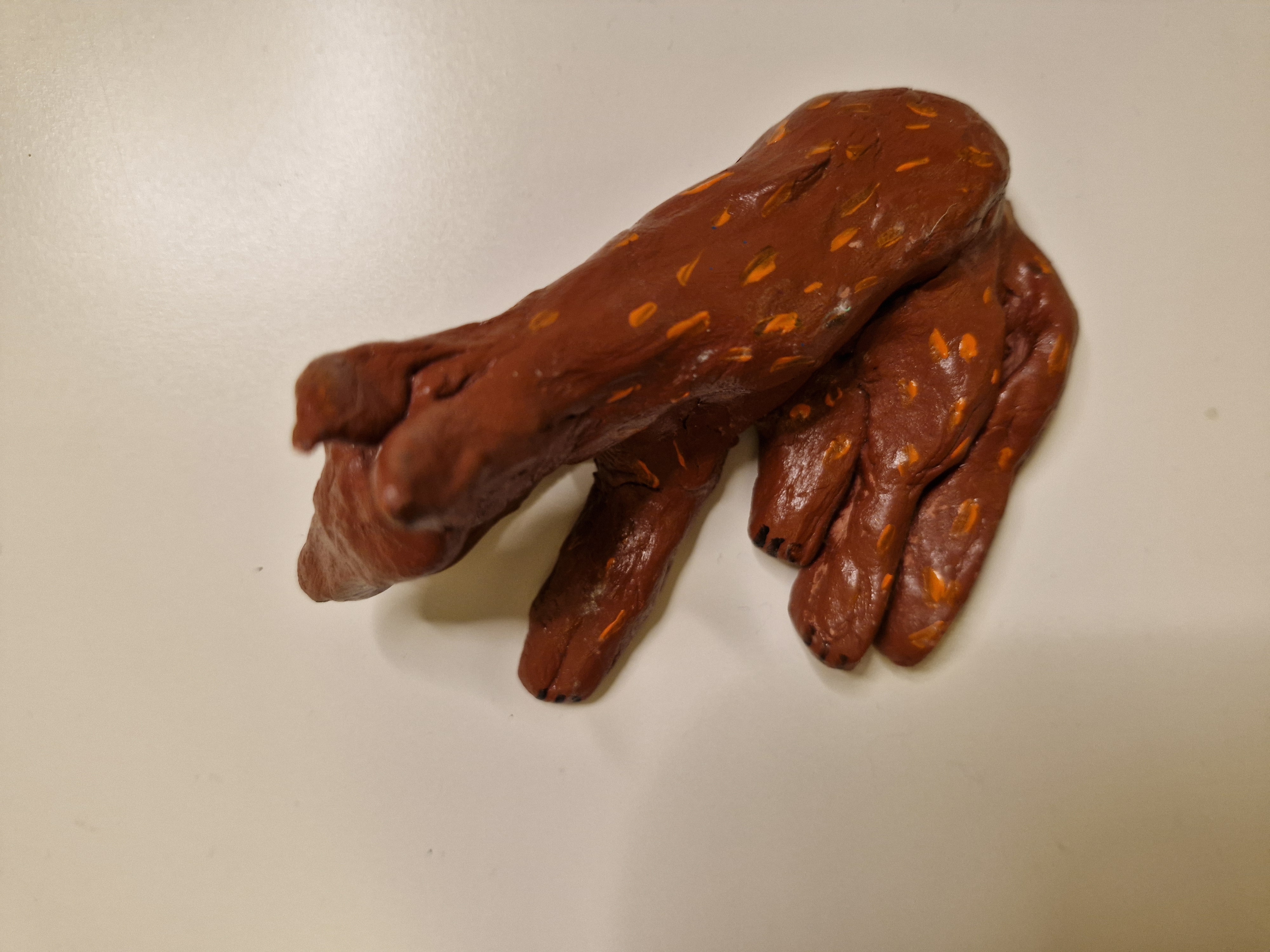 Artisan Clay Egyptian Dog 