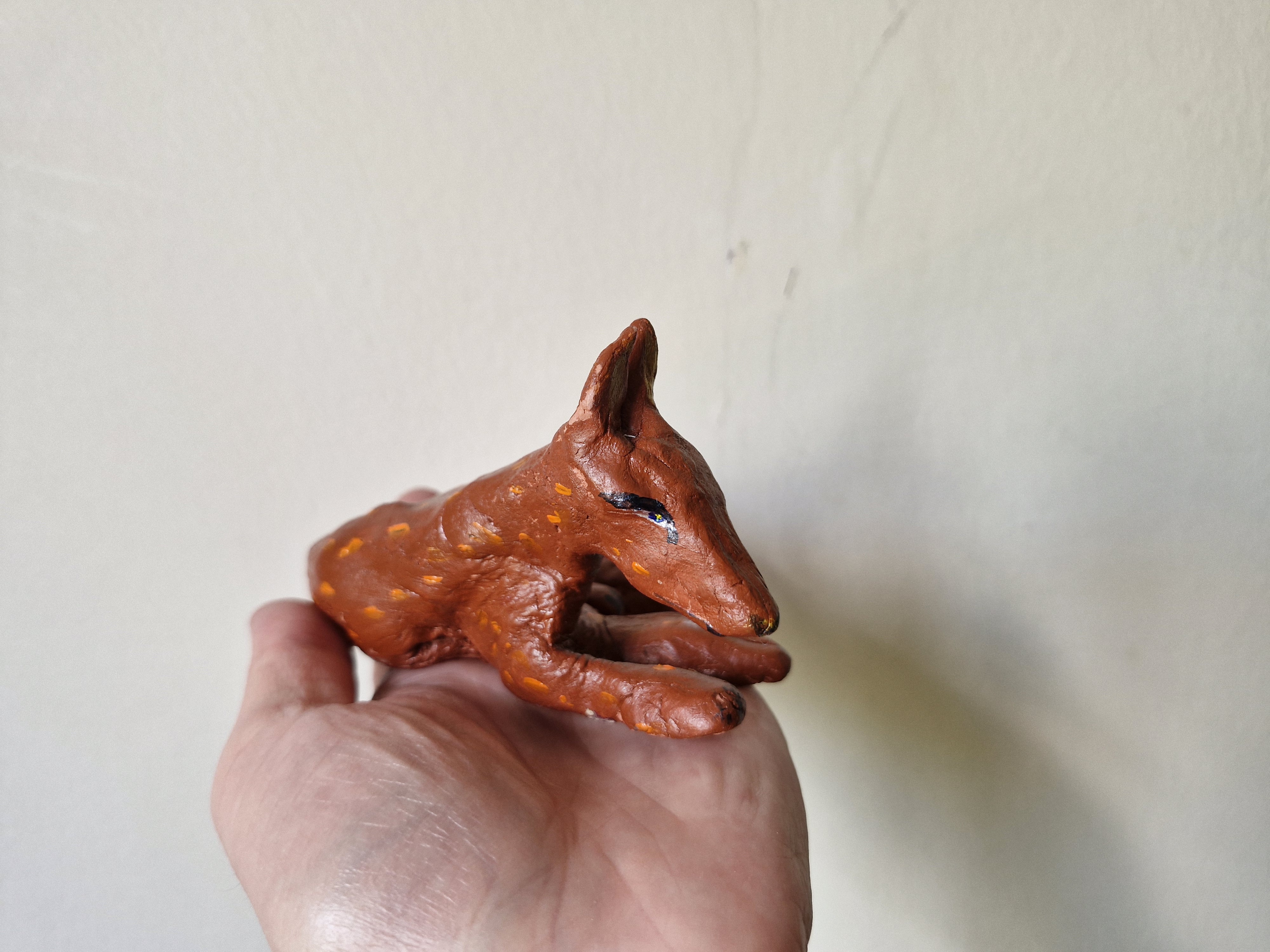 Artisan Clay Egyptian Dog 