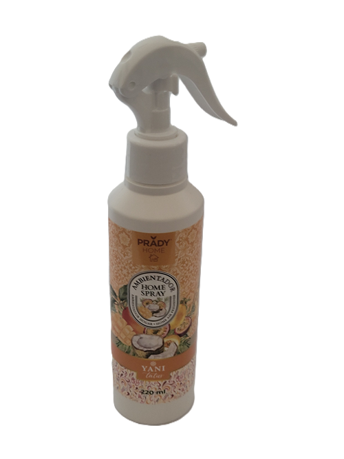 Ambientador de hogar prady spray yani tatus 220ml