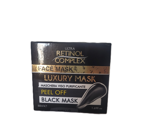crema de cara retinol complex luxury mask black 50ml