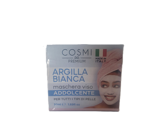 crema de cara cosmi argilla bianca addolcente 50ml