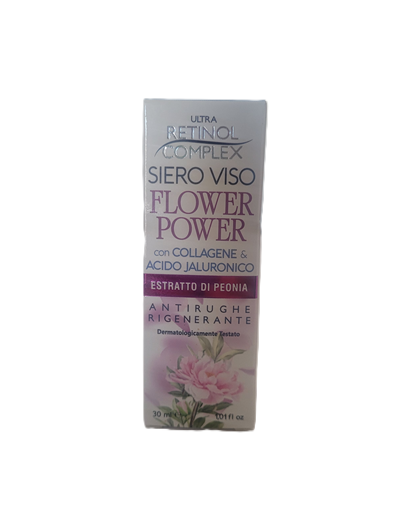 acido retinol complex siero viso flower power estrato di peonia 30ml
