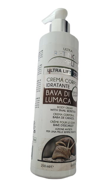 crema corporal retinol complex bava lumaca 250 ml