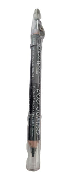 lápiz de ojo leticia well duo jumbo gris