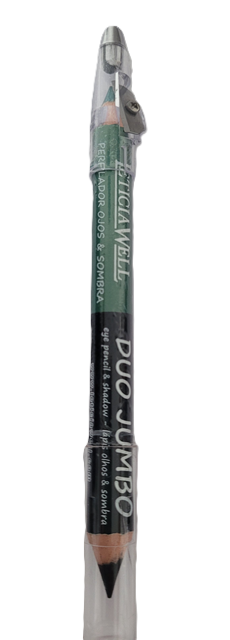 lápiz de ojo leticia well duo jumbo verde