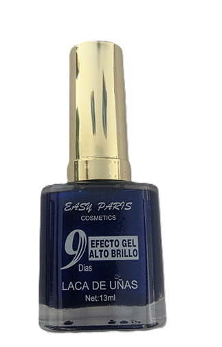laca de uñas easy paris azul fuerte 13ml