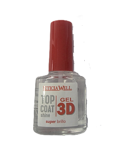 uñas topcoat shine leticia well 3d super brillo