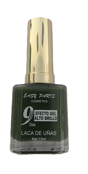 laca de uñas easy paris verde fuerte 13ml