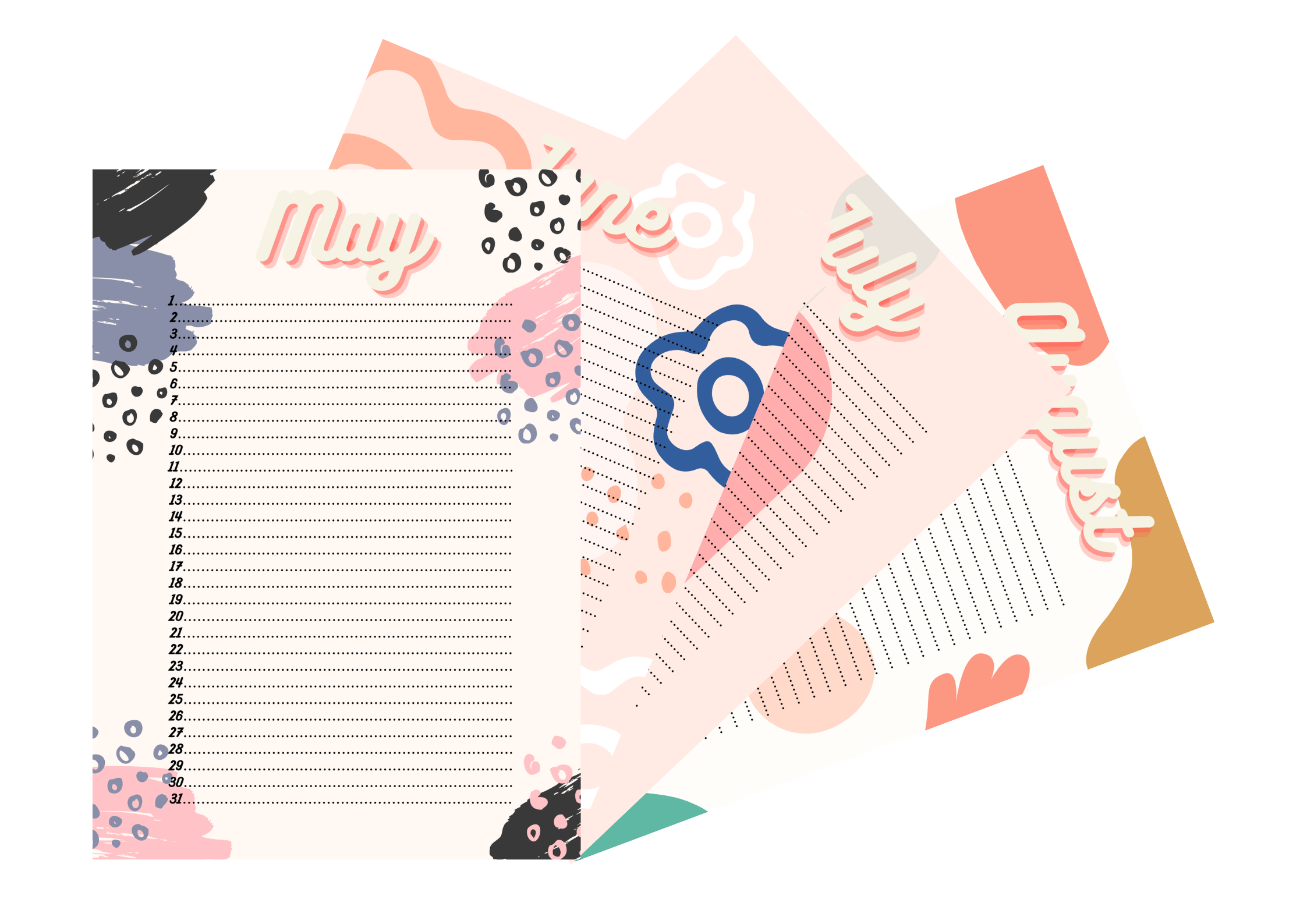 Birthday Calendar Pink