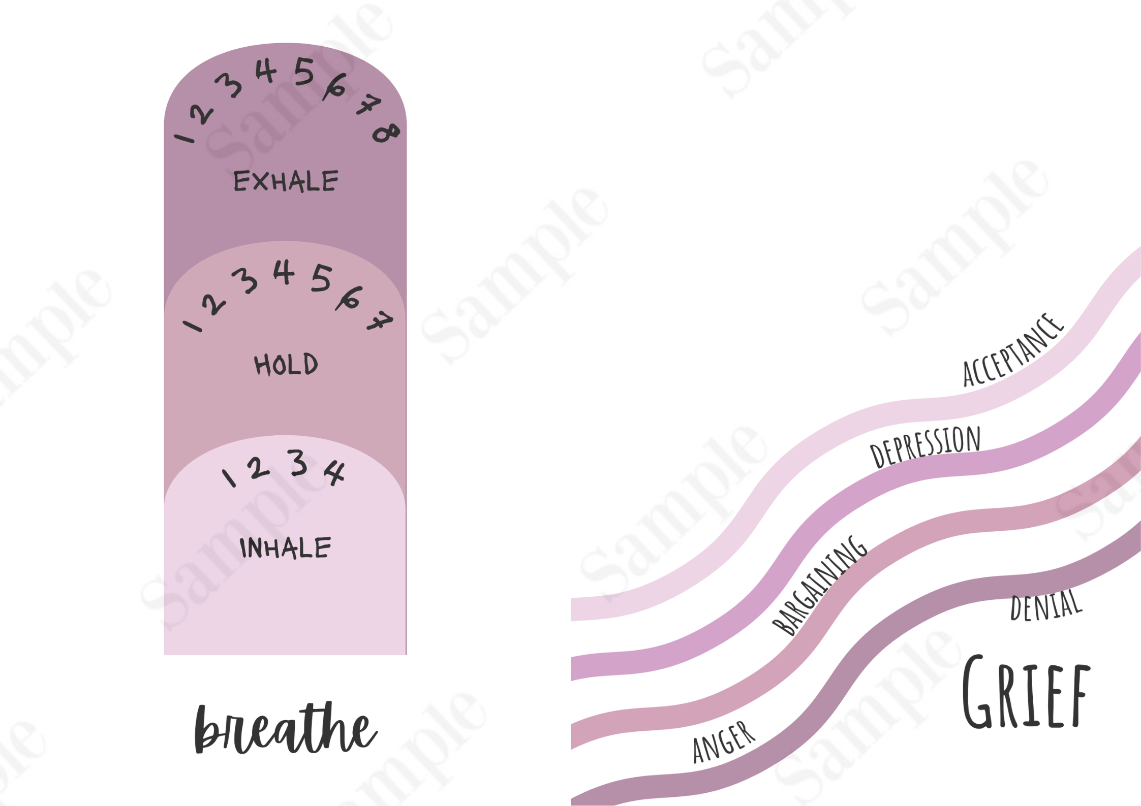 Inspirational Poster Bundle Pink