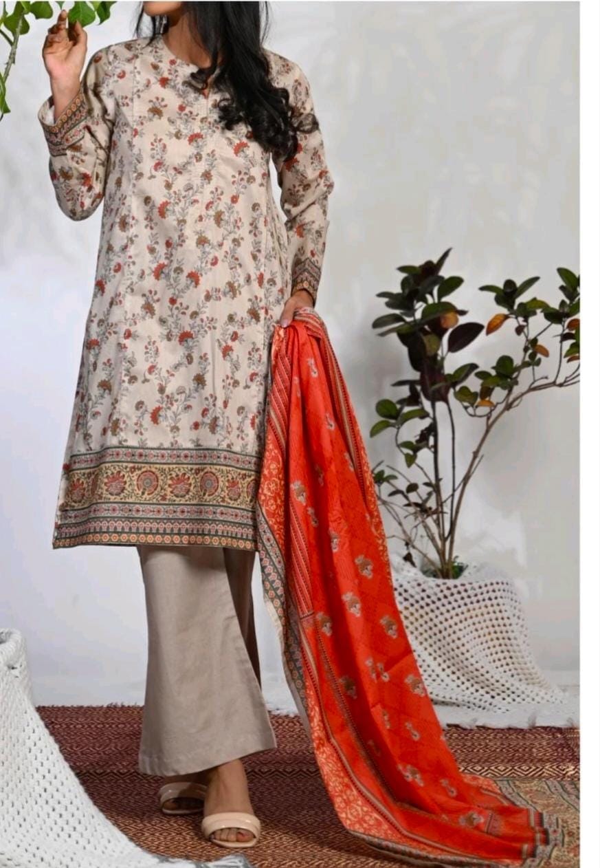 Floral Printed Kurti Set