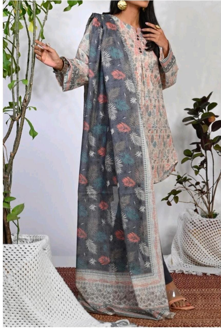 Floral Long Kurta