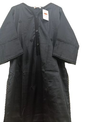 Khaadi Embroidered Co-Ord Set – Jet Black