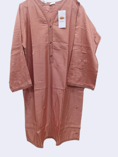 Khaadi Embroidered Co-Ord Set – Dusty Rose