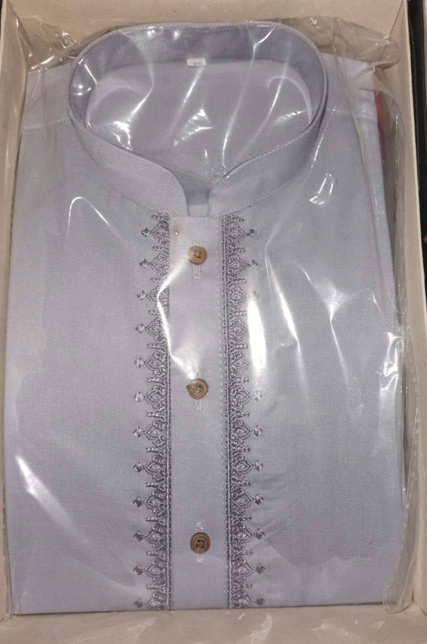 Embroidered Boys Kurta Shalwar – Lawn Cotton