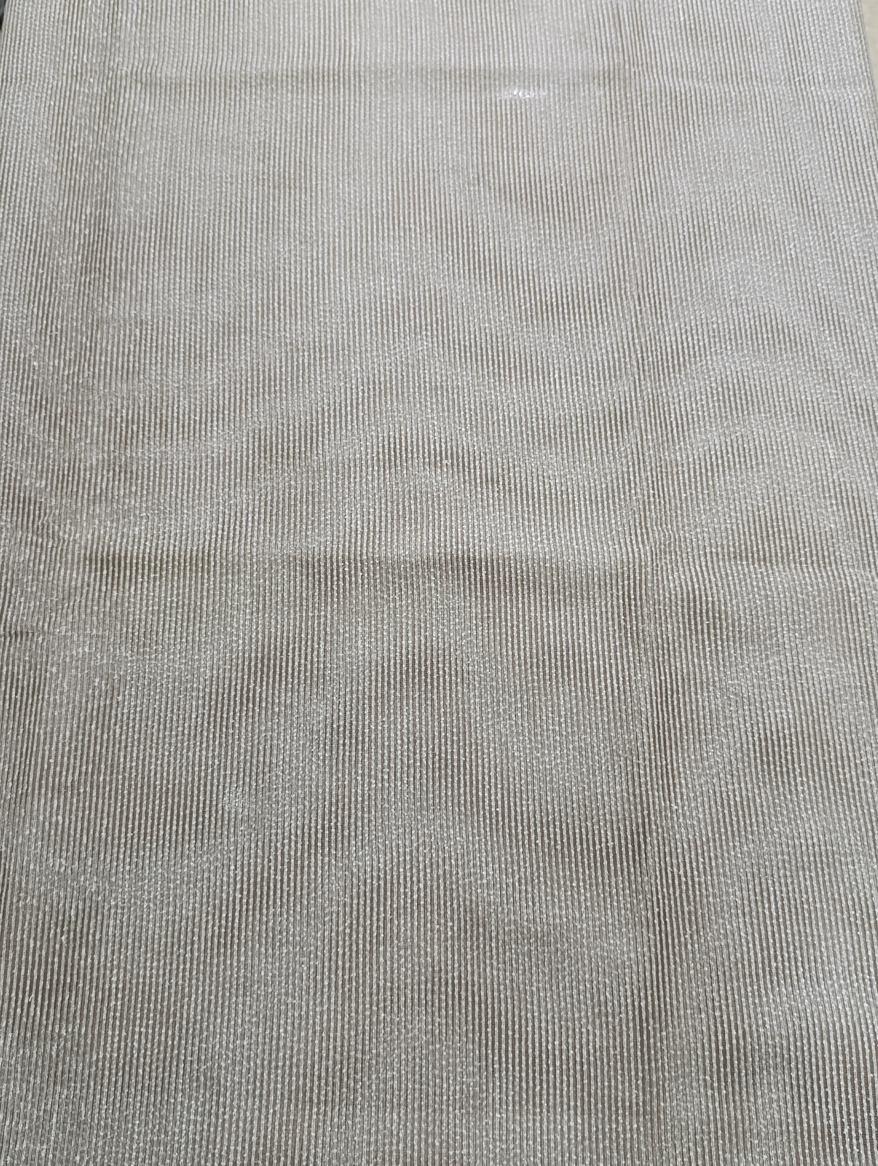 2-Piece Cotton Net Shirt & Dupatta – Light Grey Solid