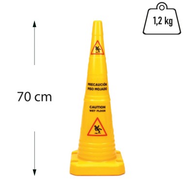 WET FLOOR 70 cm - 1.2 kg - PrecauciÃ³n Piso Mojado