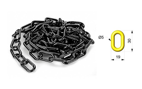 Cadena de Plástico Negra ART 103