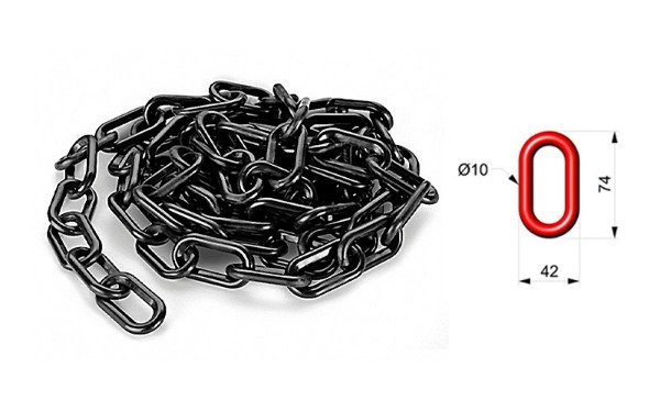 Cadena de Plástico Negra ART 106