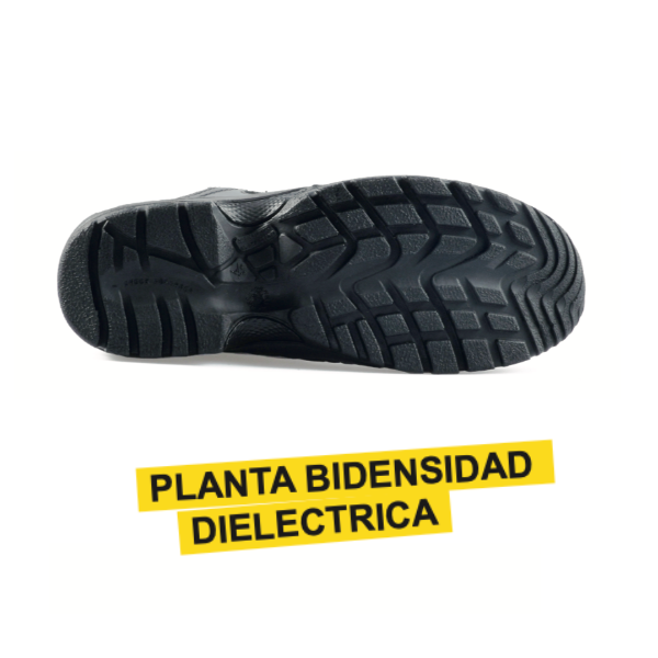 BOTIN CAS PAMPA CUERO FLOR SUELA PU BIDENSIDAD NEGRO