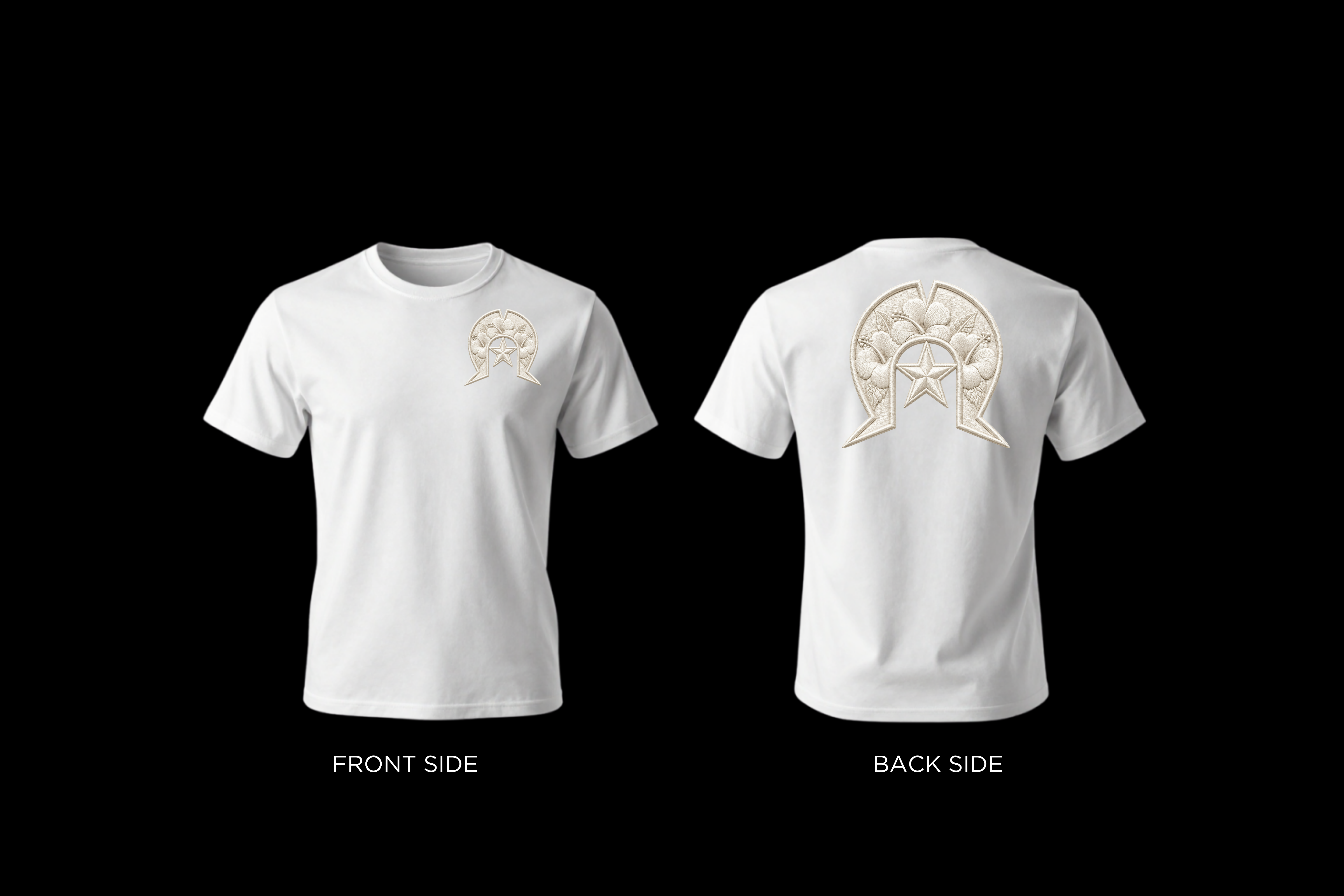 Torres Strait Island Dhoeri with Kukuwam (white) T-shirt