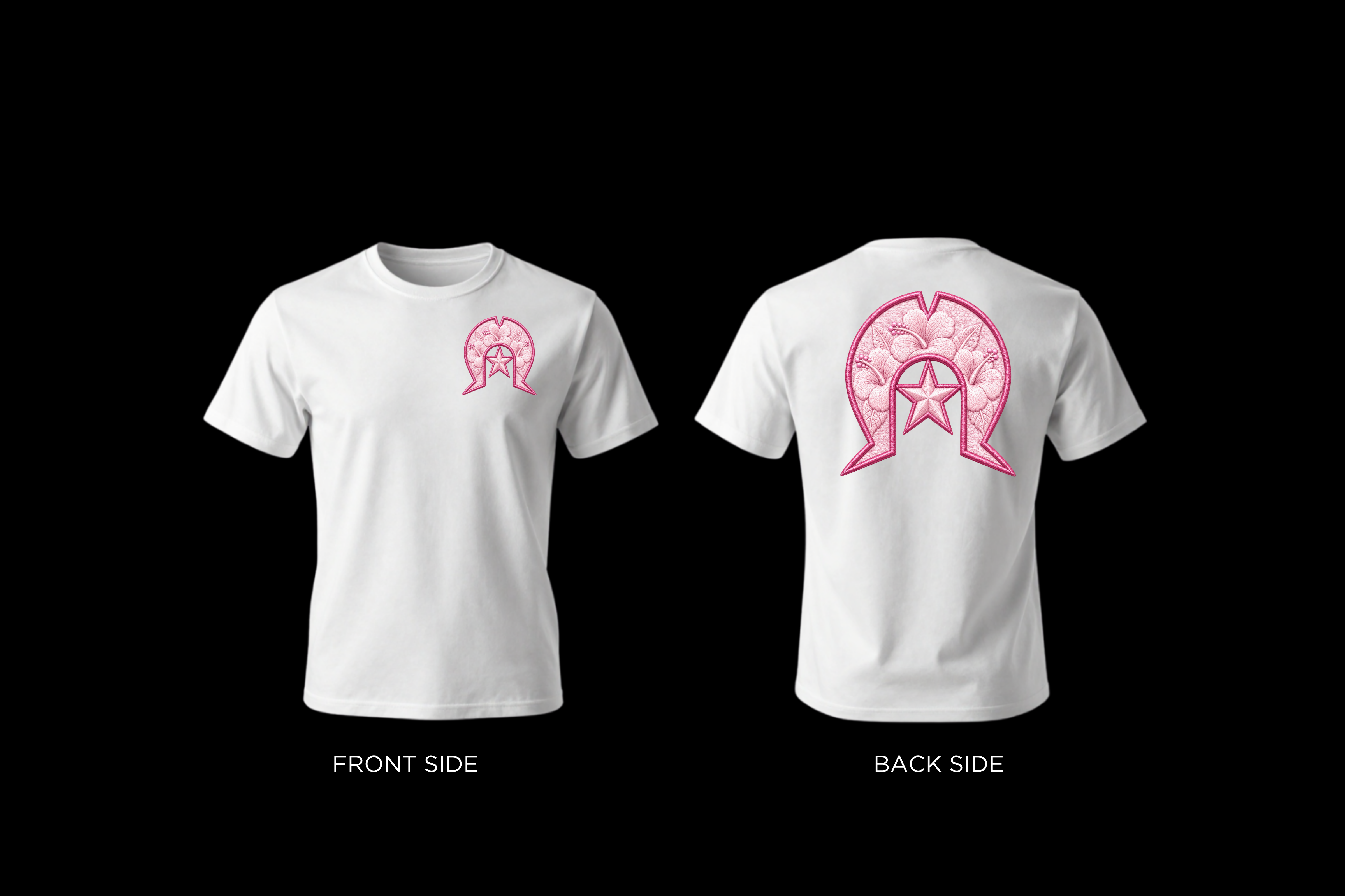 Torres Strait Island Dhoeri with Kukuwam (pink) t-shirt 