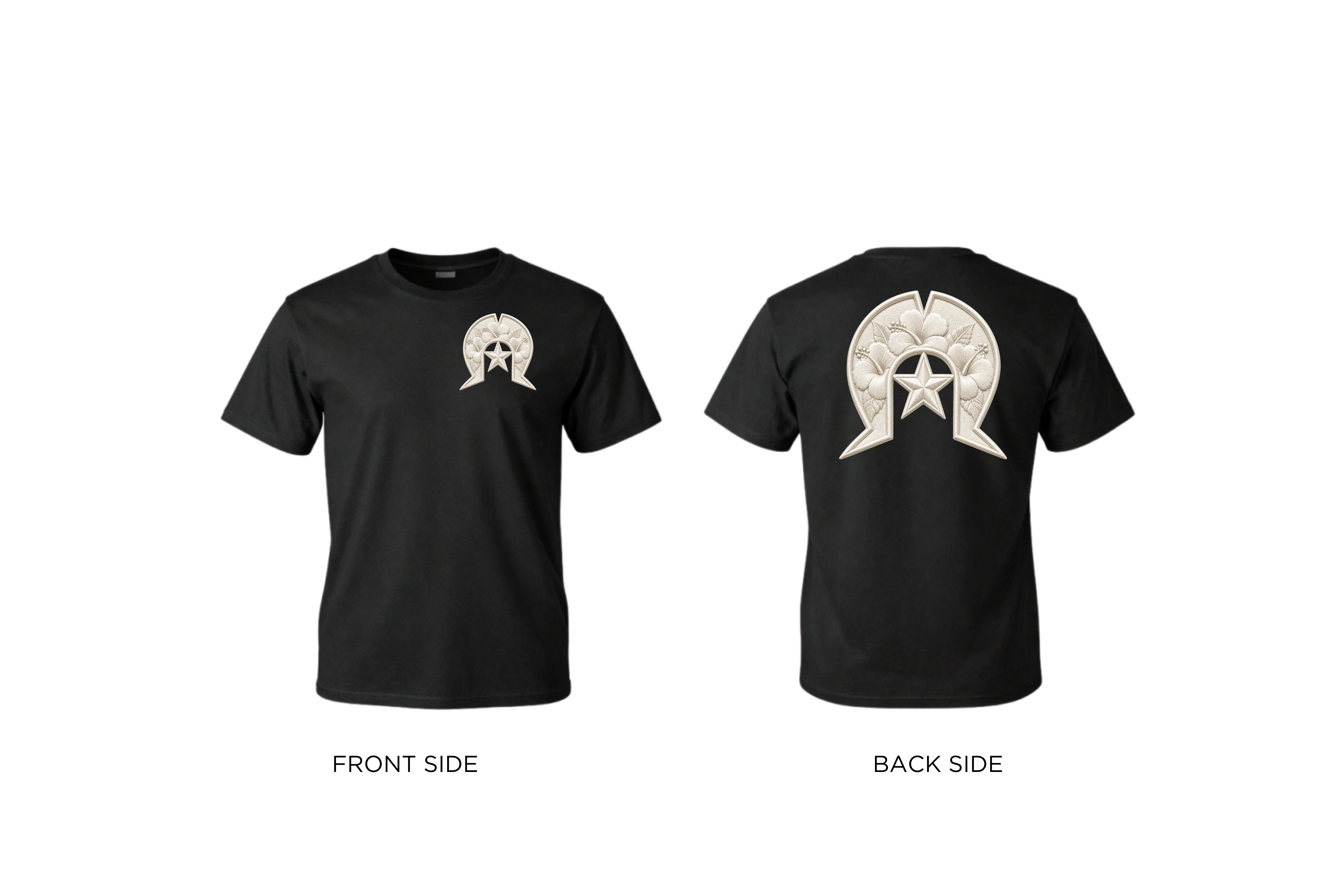 Torres Strait Island Dhoeri with Kukuwam (white) T-shirt