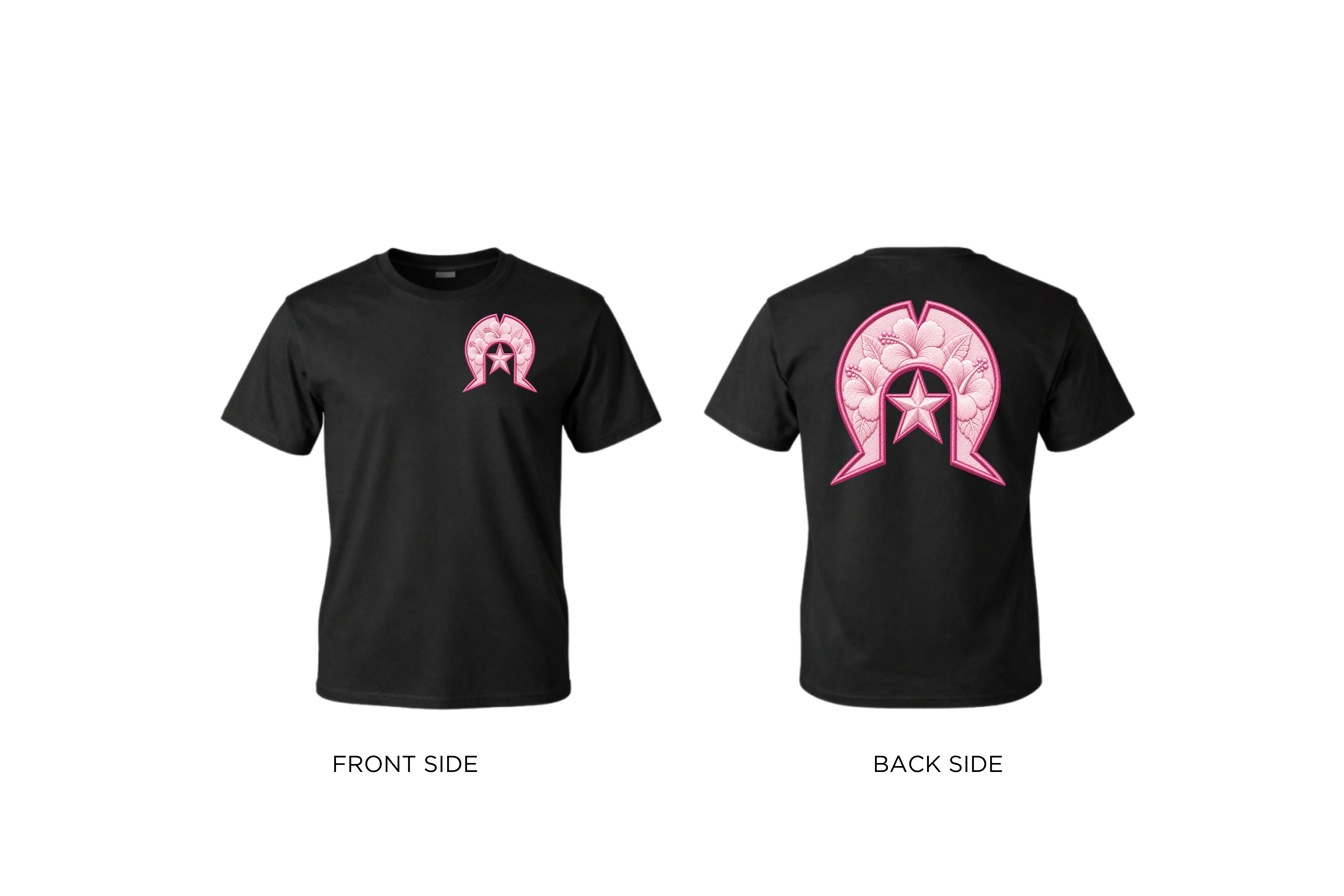 Torres Strait Island Dhoeri with Kukuwam (pink) t-shirt 