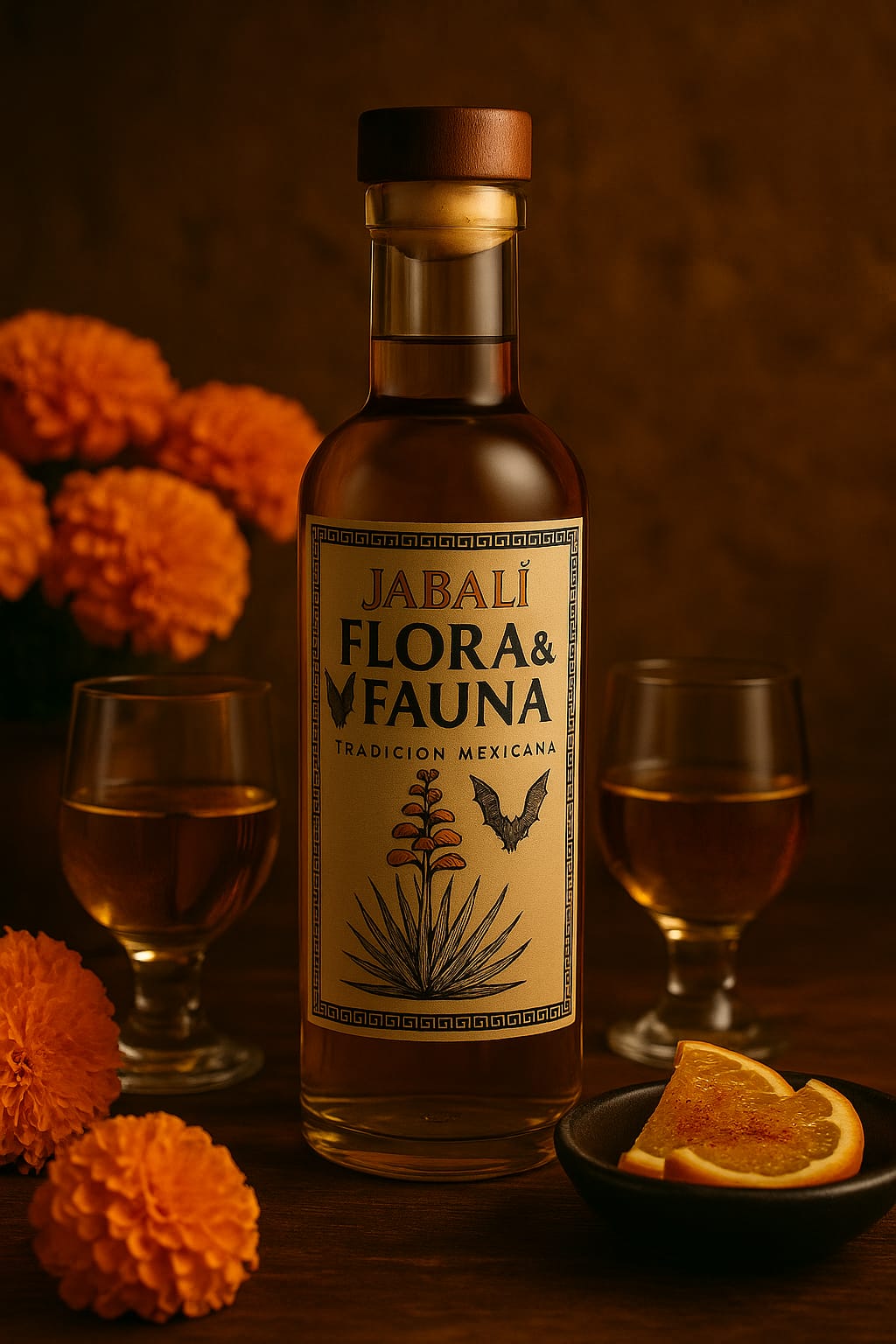 Mezcal Artesanal de Agave Silvestre Jabalí