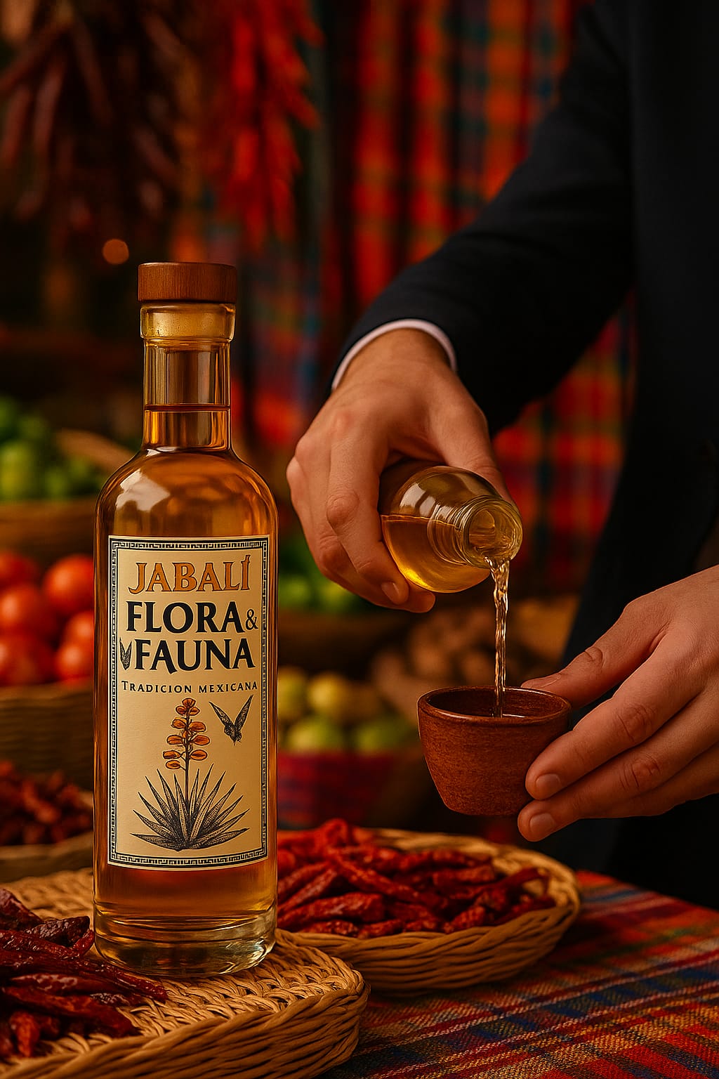Mezcal Artesanal de Agave Silvestre Jabalí