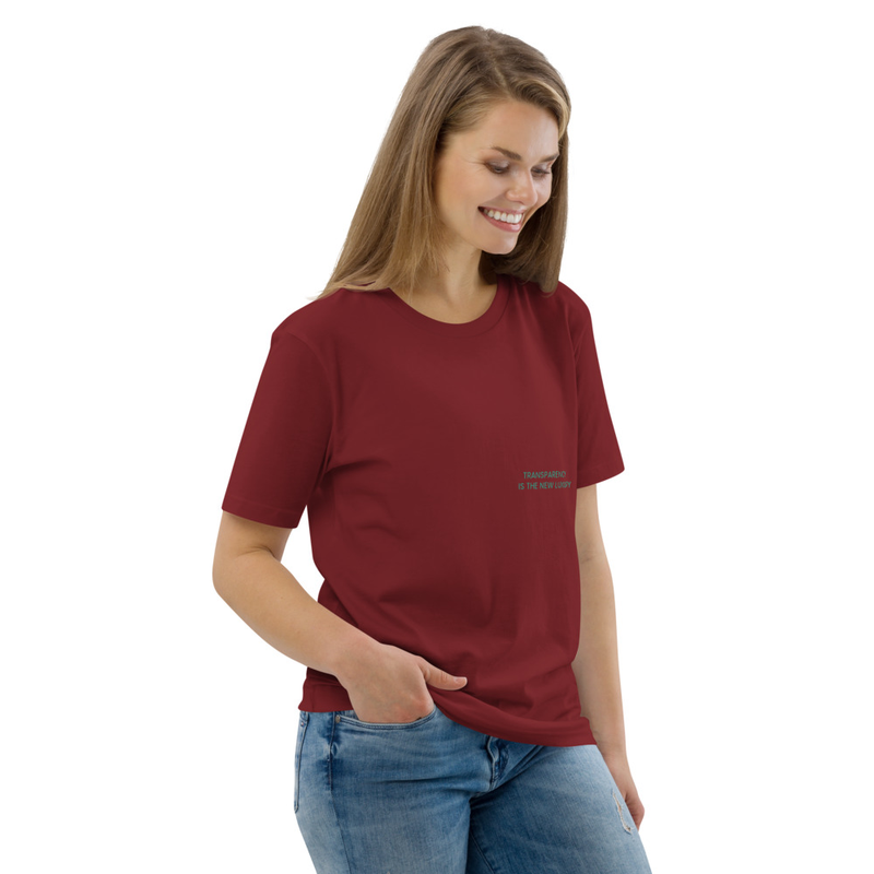 LIVIA PROJECT Unisex Organic Cotton T-Shirt | TRANSPARENCY IS THE NEW LUXURY