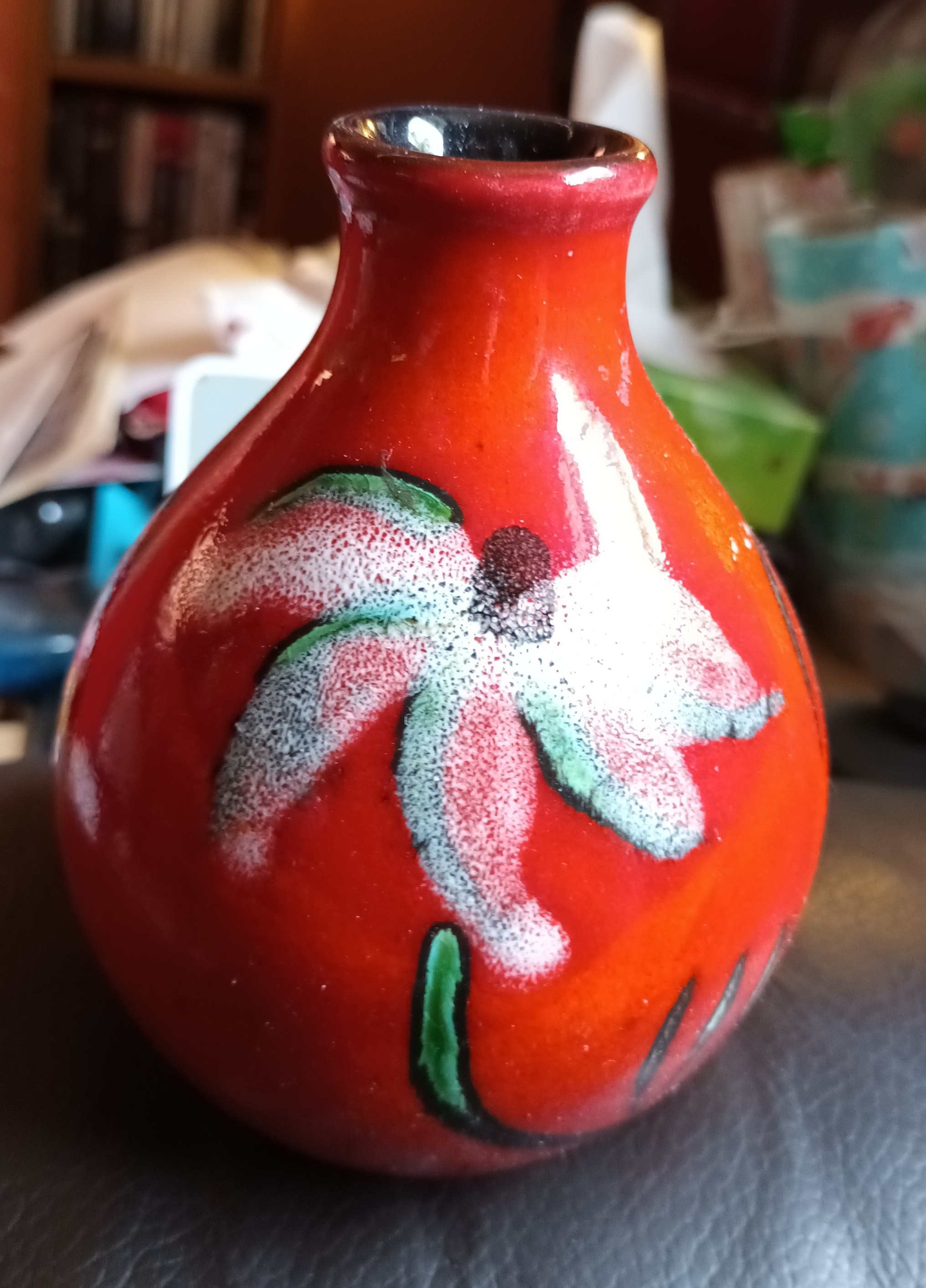 Vintage Poole Pottery Manhattan Daisy Bud Vase