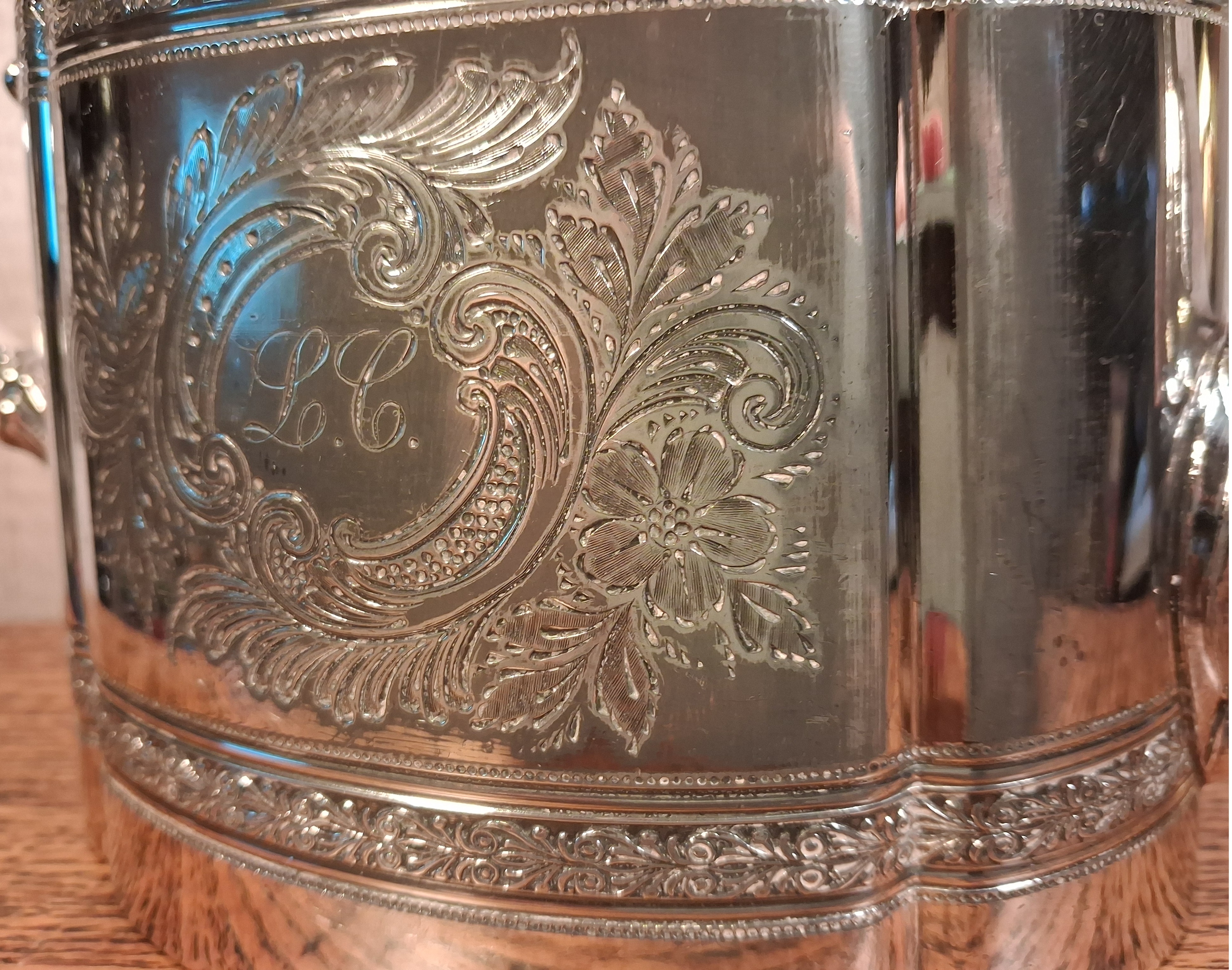 James Dixon and Sons Silver Plate Tea Pot c 1920