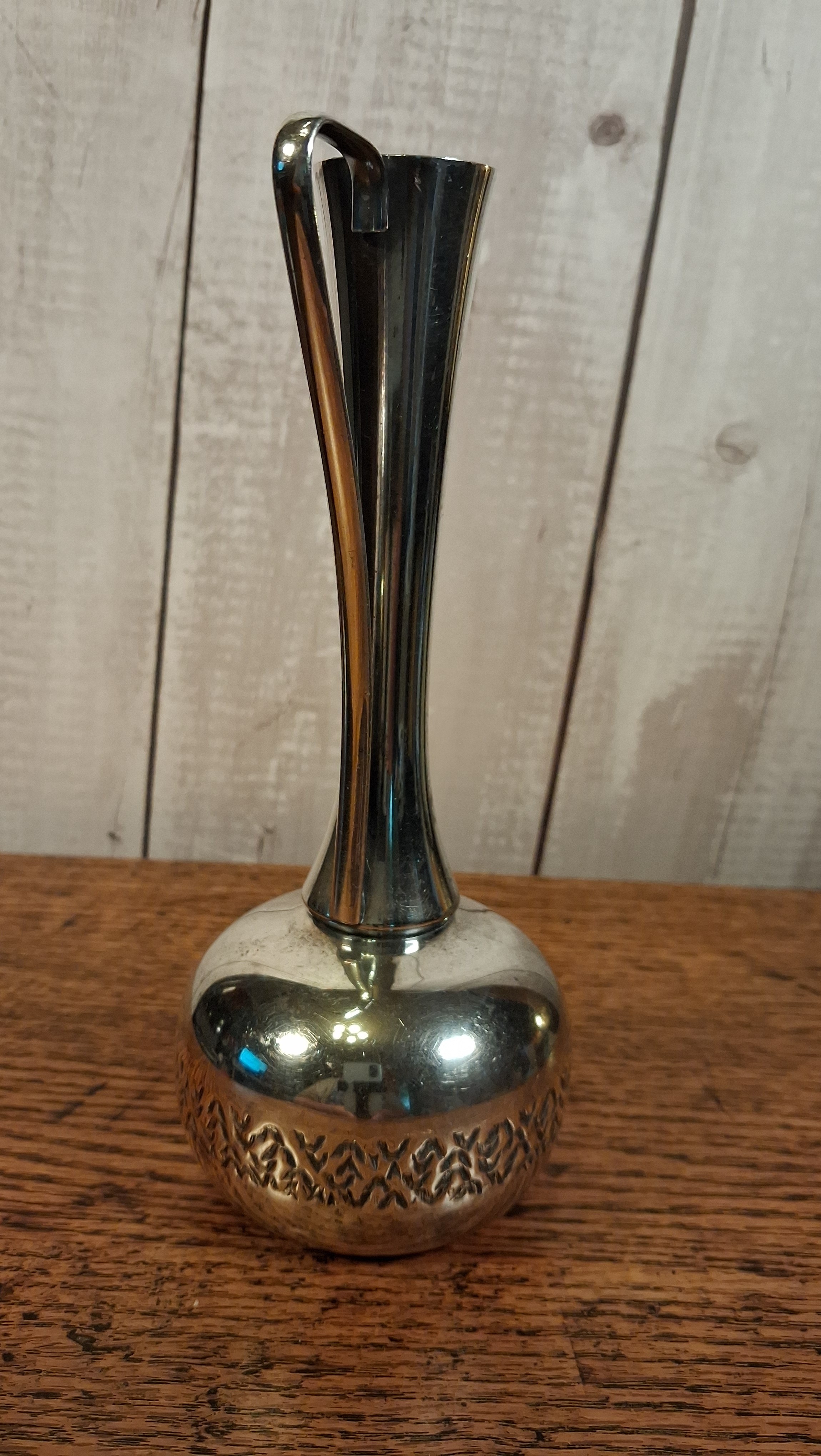 A Rare WMF Silver Plated Bud Vase 1950