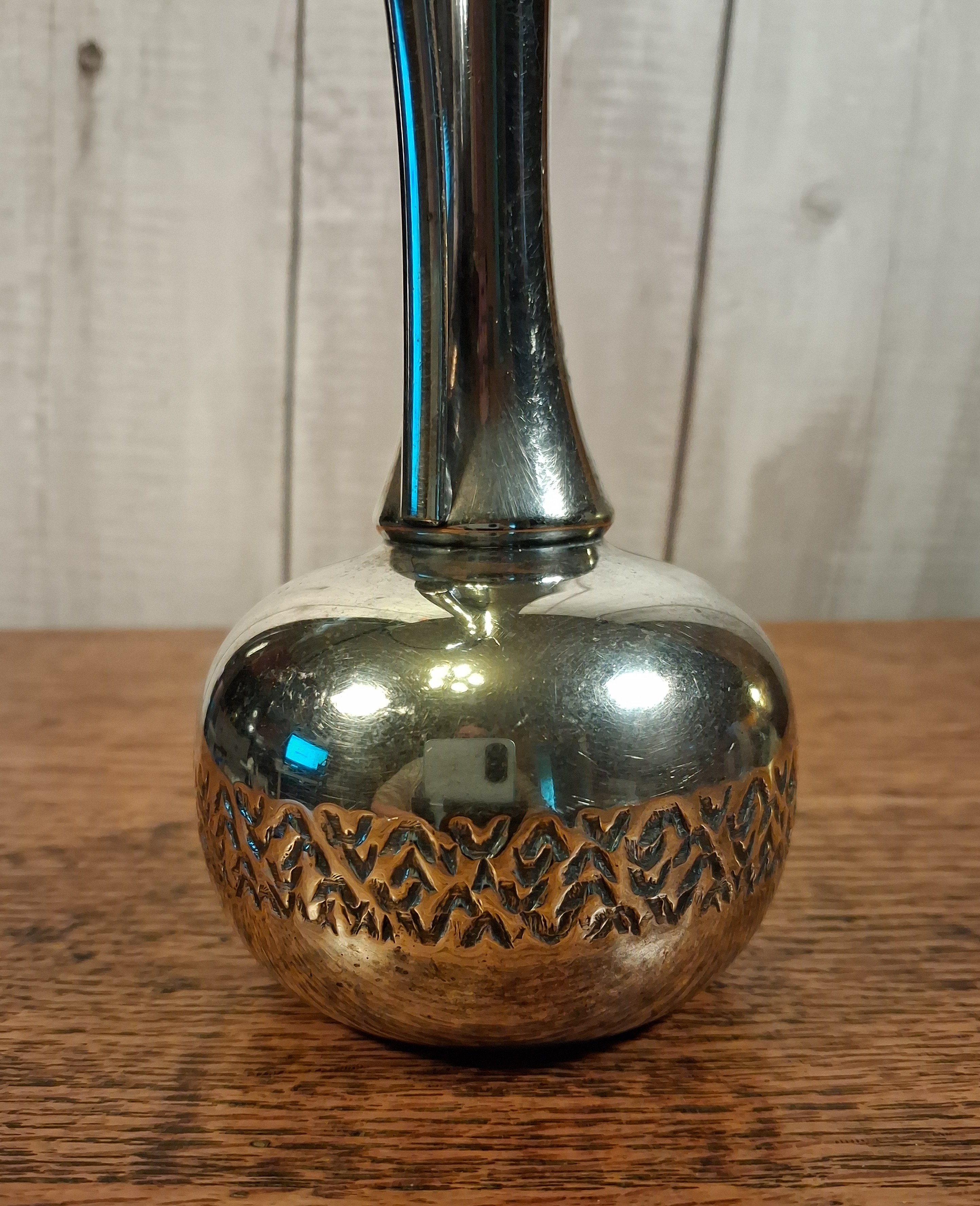 A Rare WMF Silver Plated Bud Vase 1950