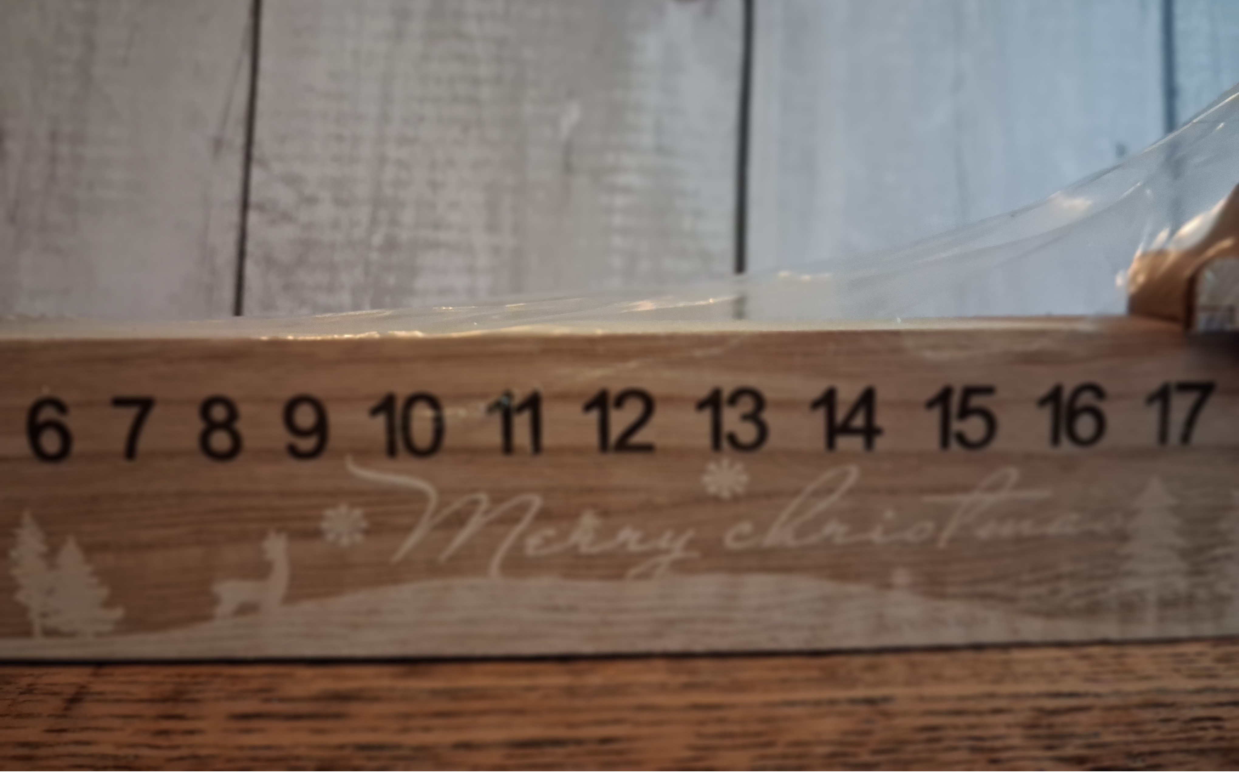 Christmas Car Advent Countdown, 40cm length