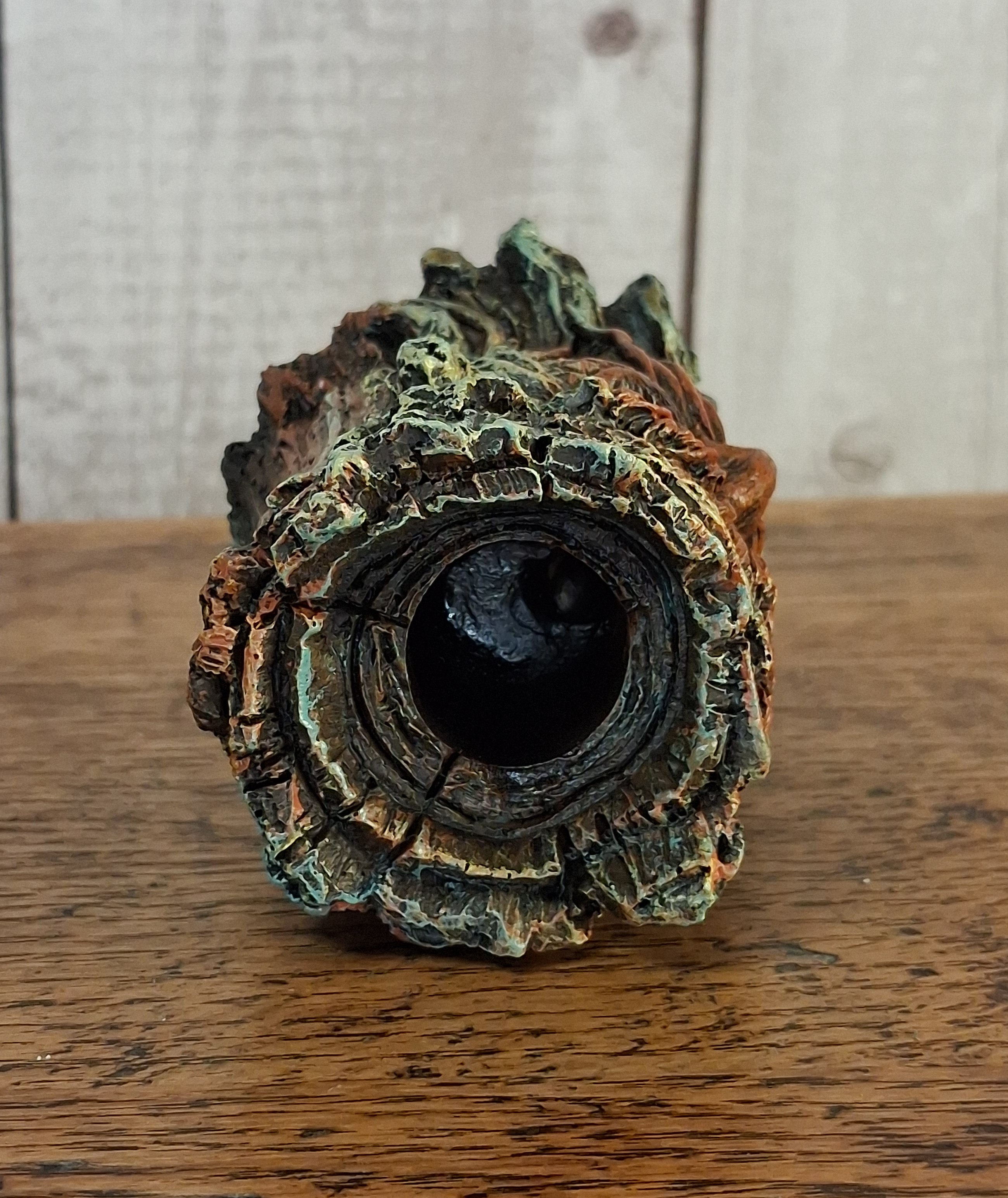 Small Green Man Backflow Incense Burner