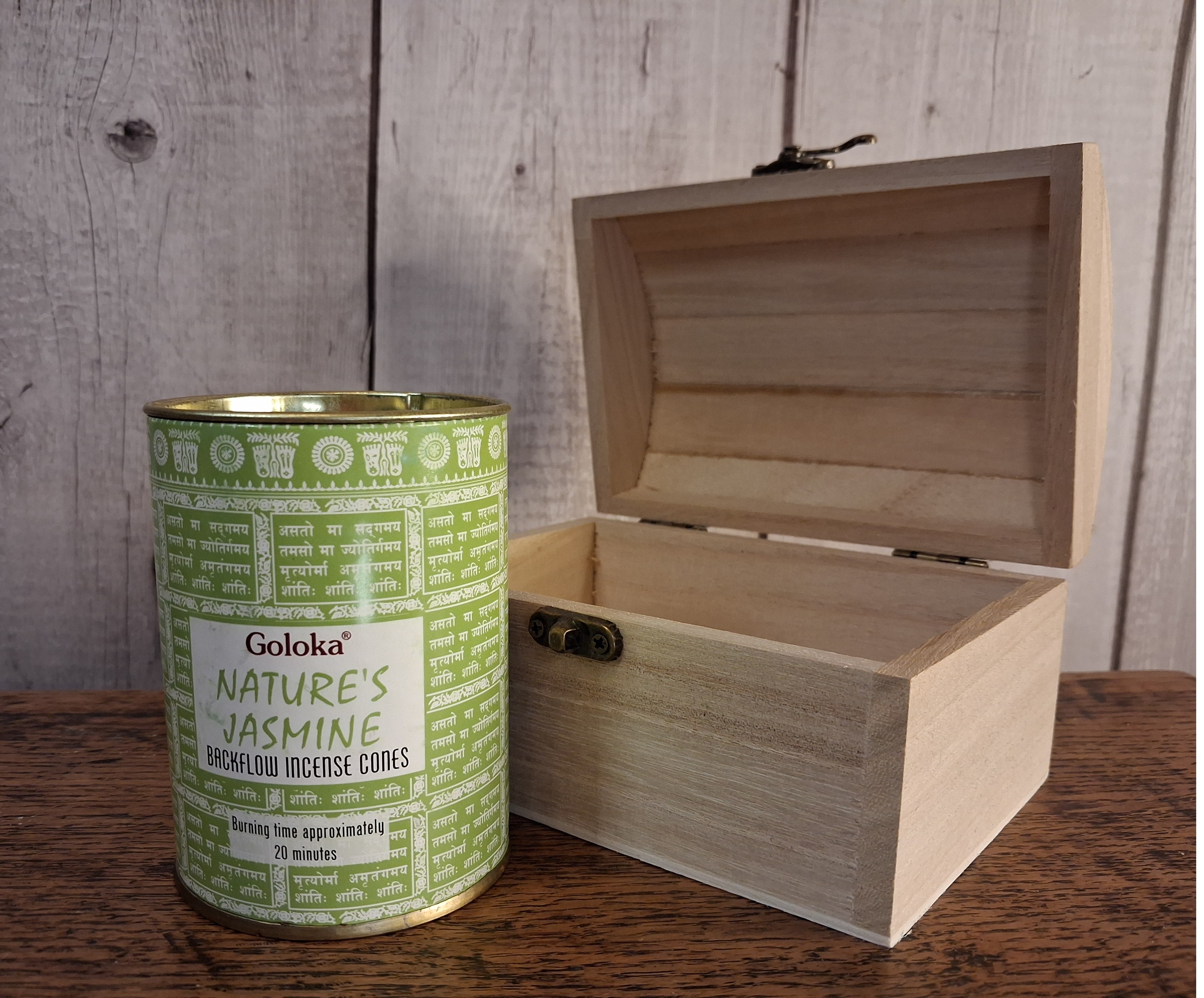 Goloka Jasmine Backflow Incense Cones