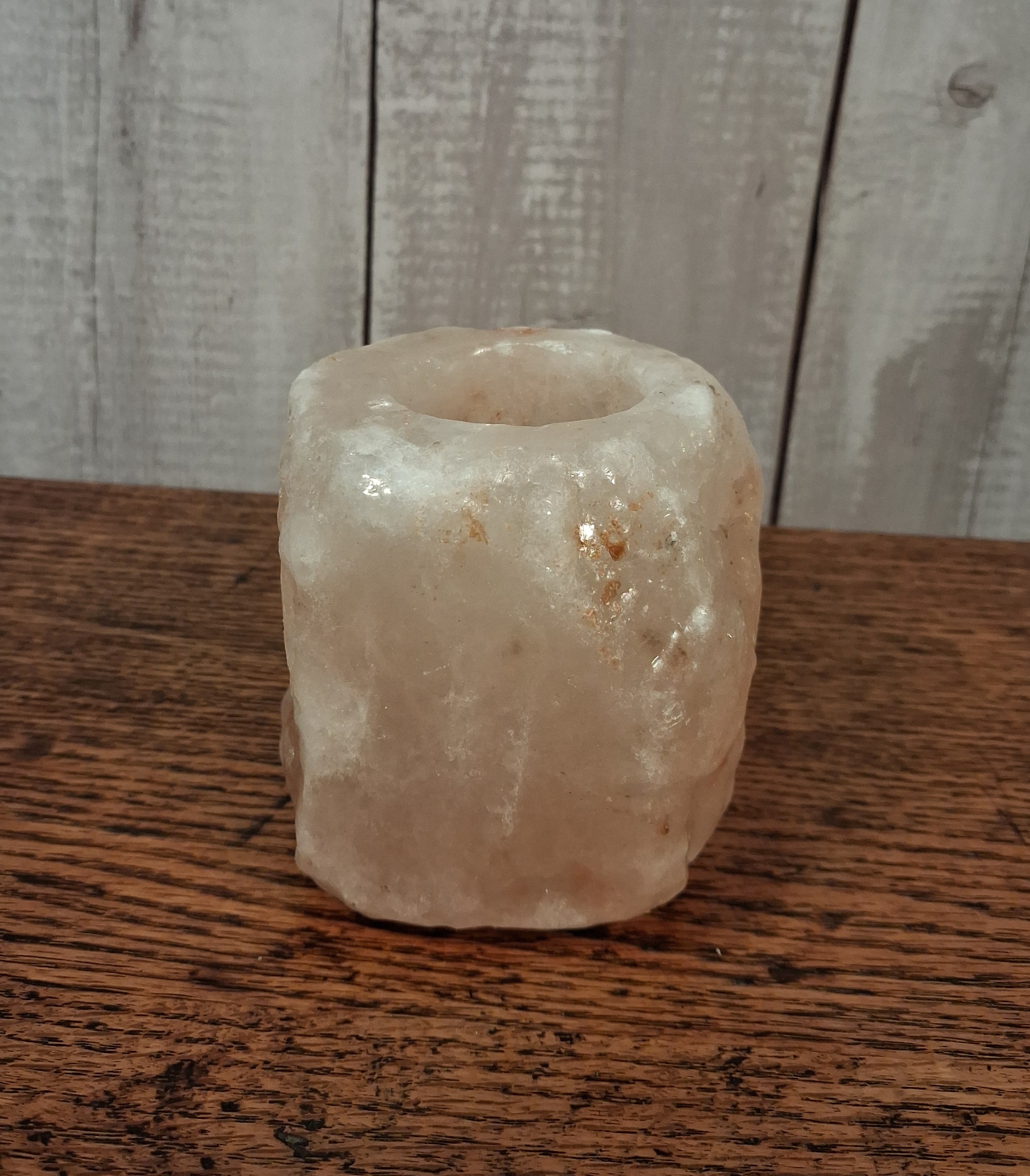 Himalayan Single Salt Candle Holder