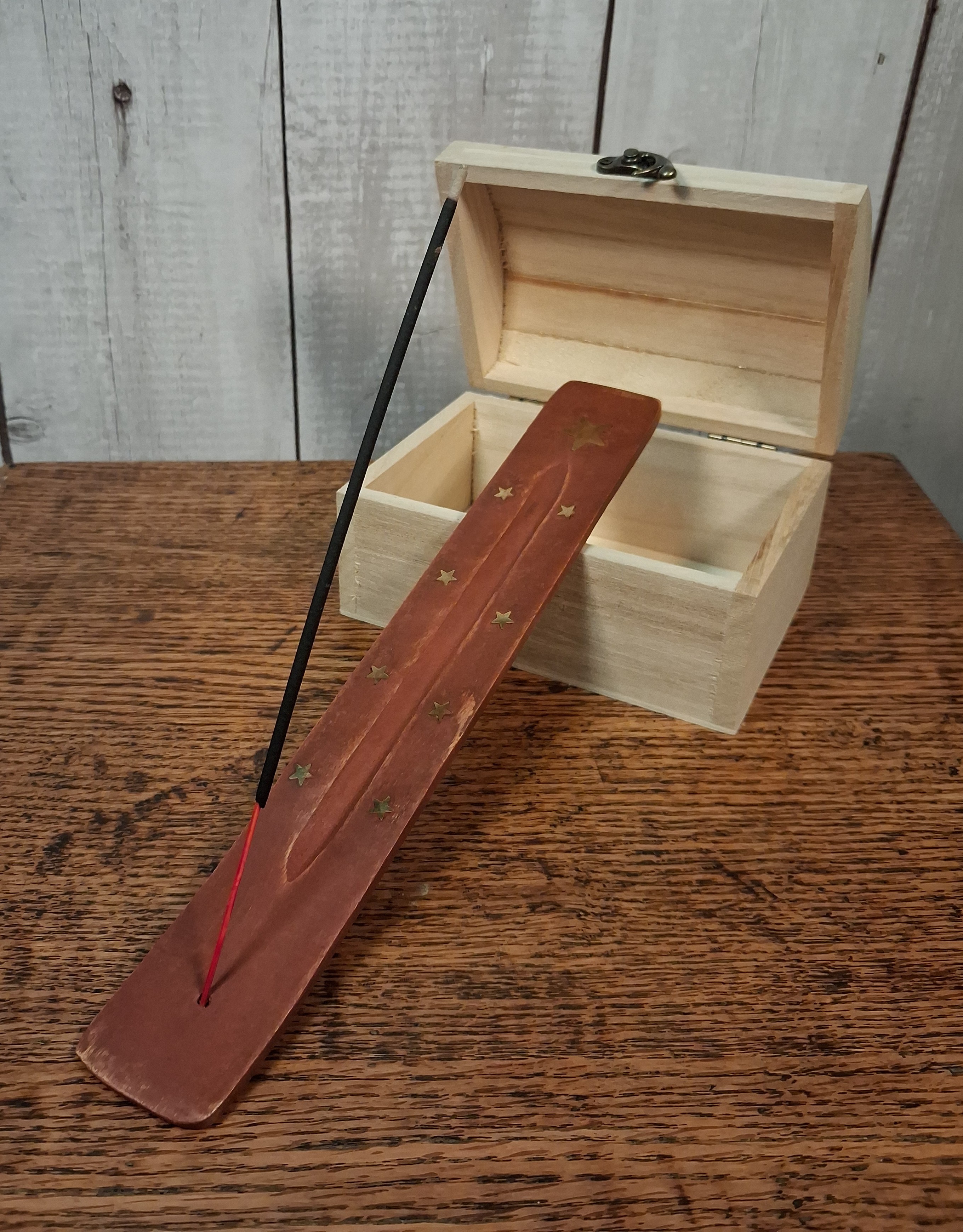 Wooden Incense Holder Star
