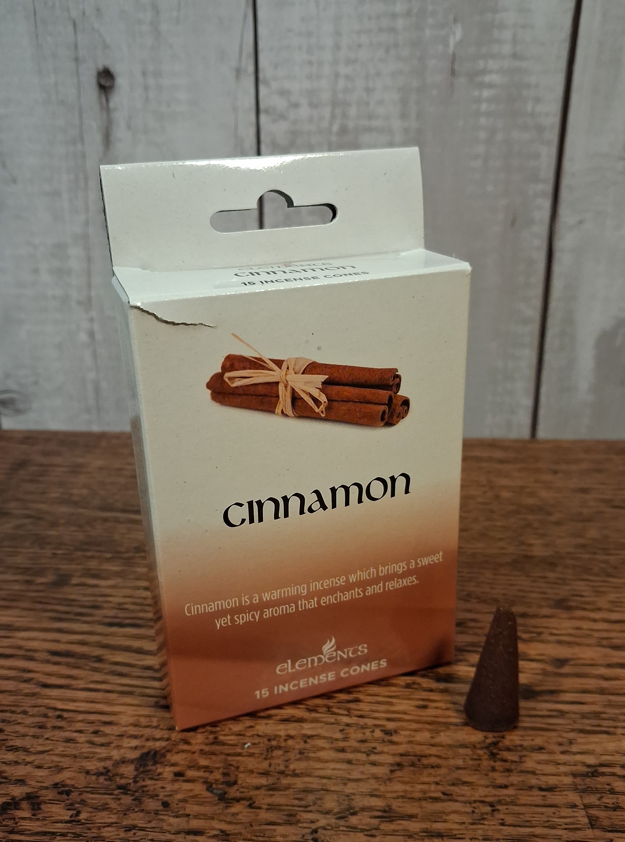 Elements Cinnamon Incense Cones