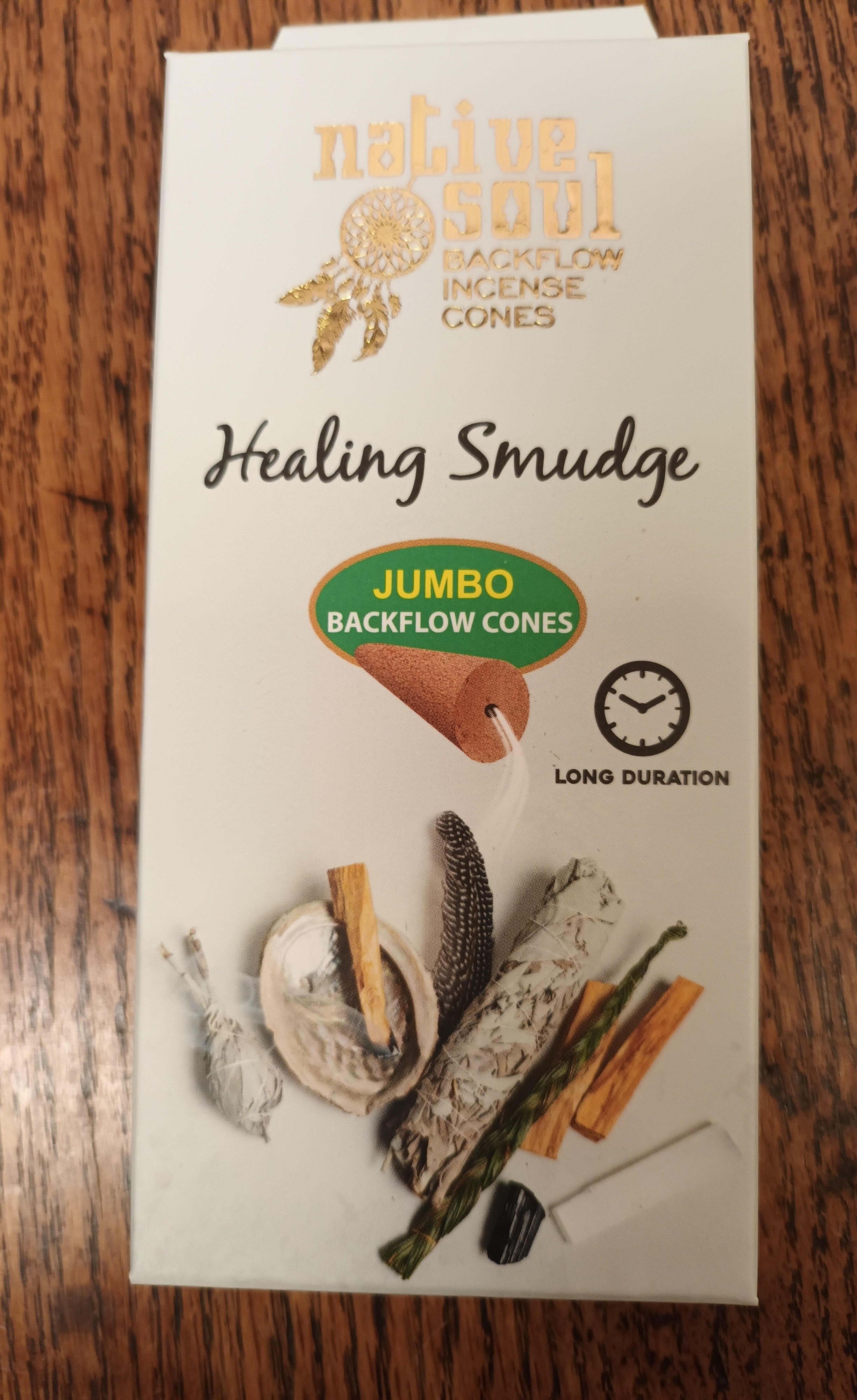 Native Soul Jumbo Backflow Cones Healing Smudge